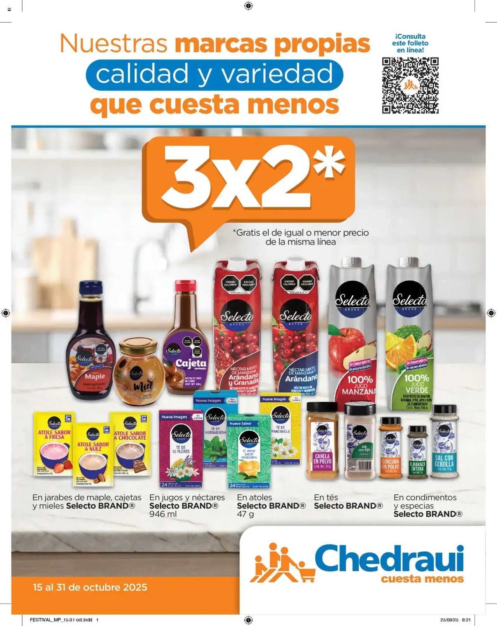Chedraui - Folleto Nuestras marcas propias - folleto válido desde 15/10/2025 página 1 de 16
