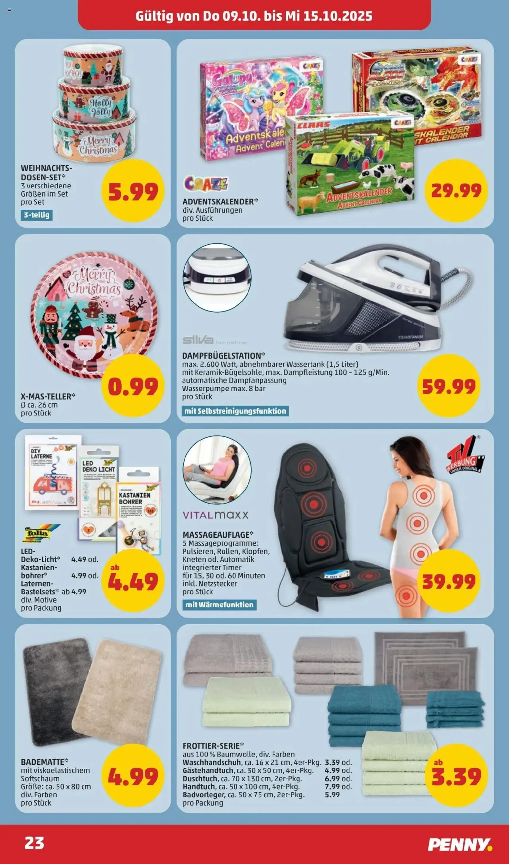 Penny Markt Flugblatt - Gültiger Prospekt ab 09.10.2025, Seite 23 von insgesamt 32