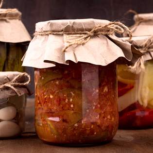 Recipe preview Sweet Zucchini Pickle Relish Canning Recipe