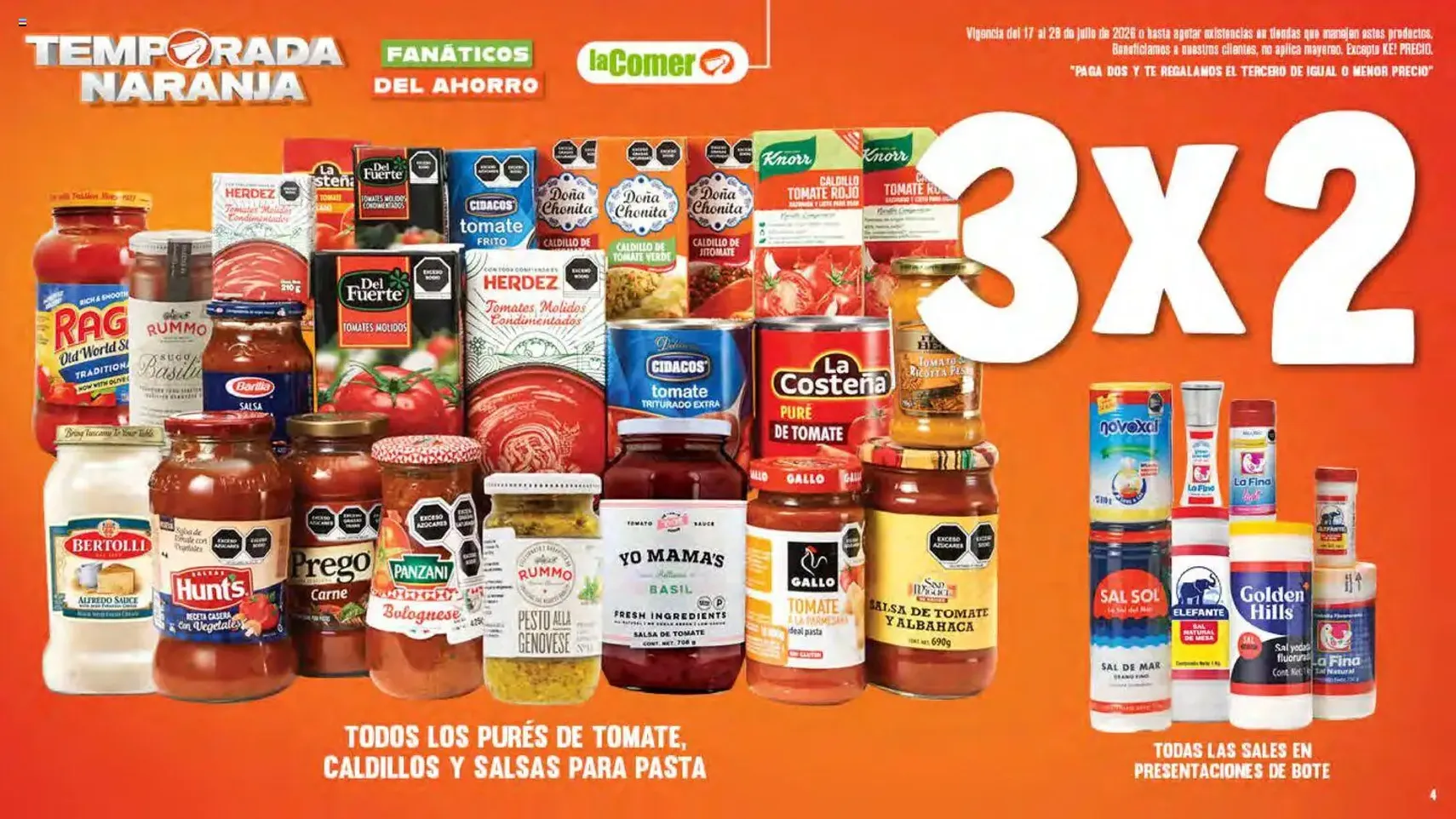 La Comer folleto - folleto válido desde 17/07/2026 página 4 de 40