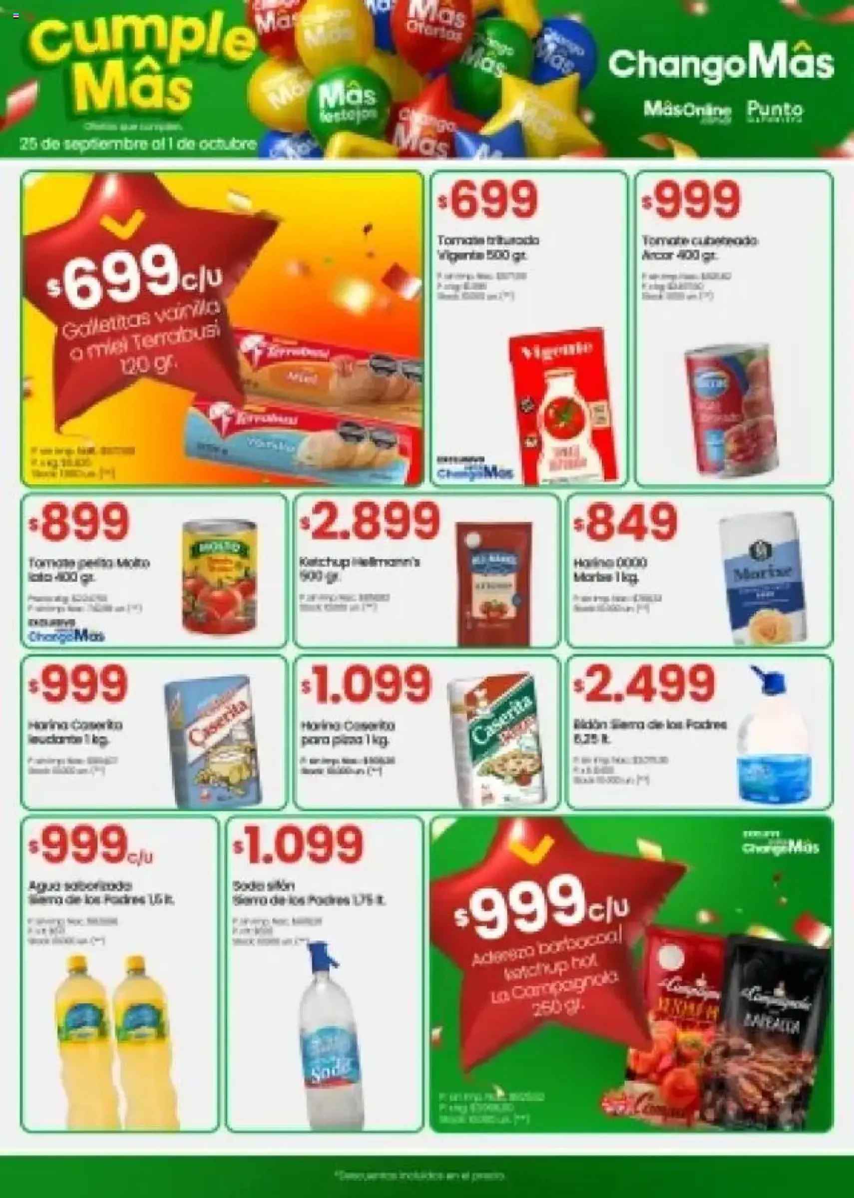 Changomas ofertas - folleto válido desde 25/09/2025 página 5 de 17