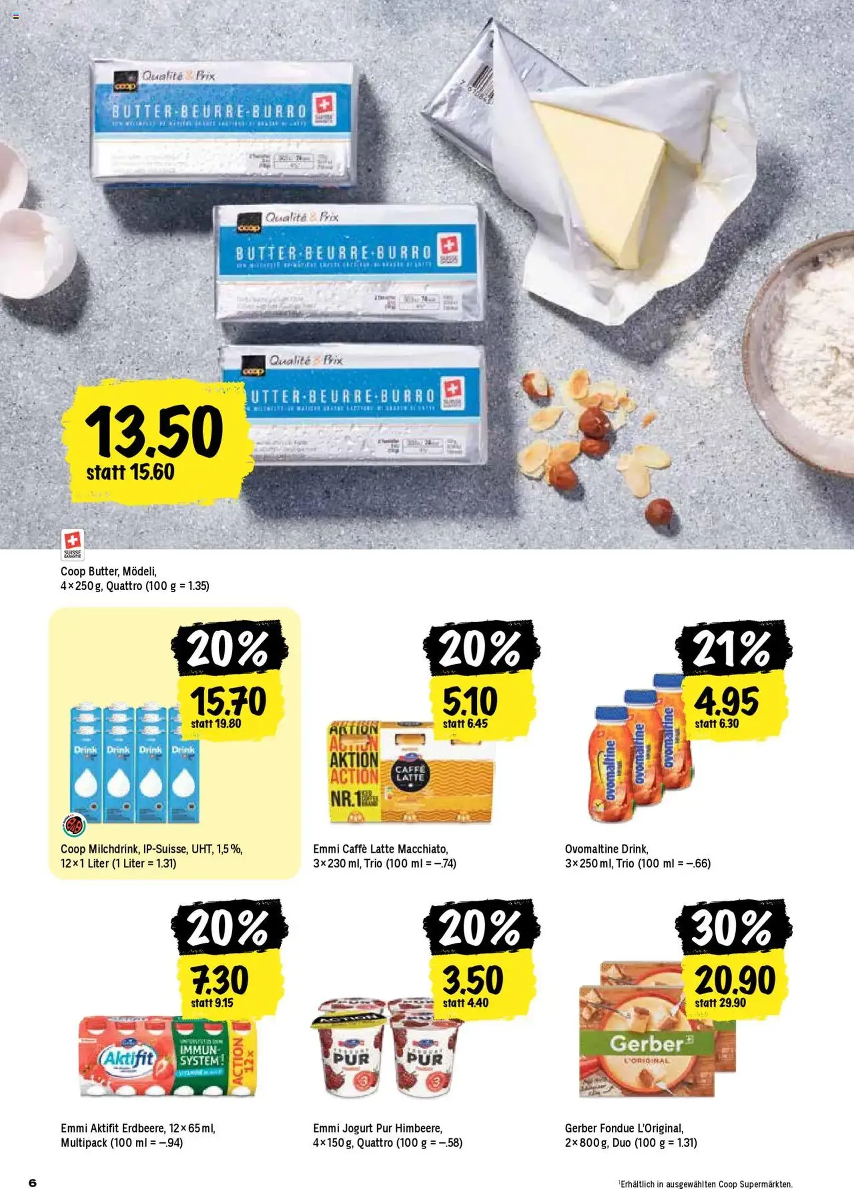 Coop Aktionen - Gültiger Prospekt ab 16.10.2025, Seite 6 von insgesamt 24 Coop Aktionen - Gültiger Prospekt ab 16.10.2025, Seite 6 von insgesamt 24