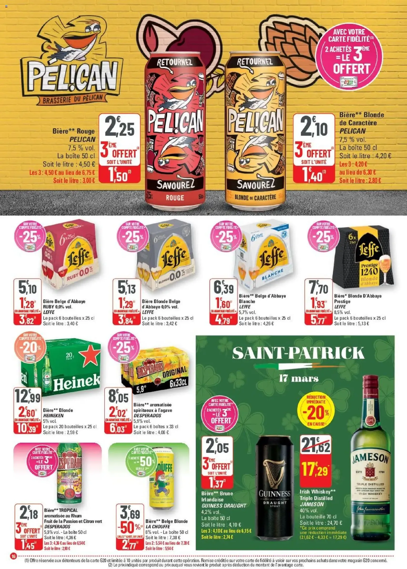 G20 Supermarchés catalogue - brochure valable à partir du 11/03/2026, page 16 sur 20