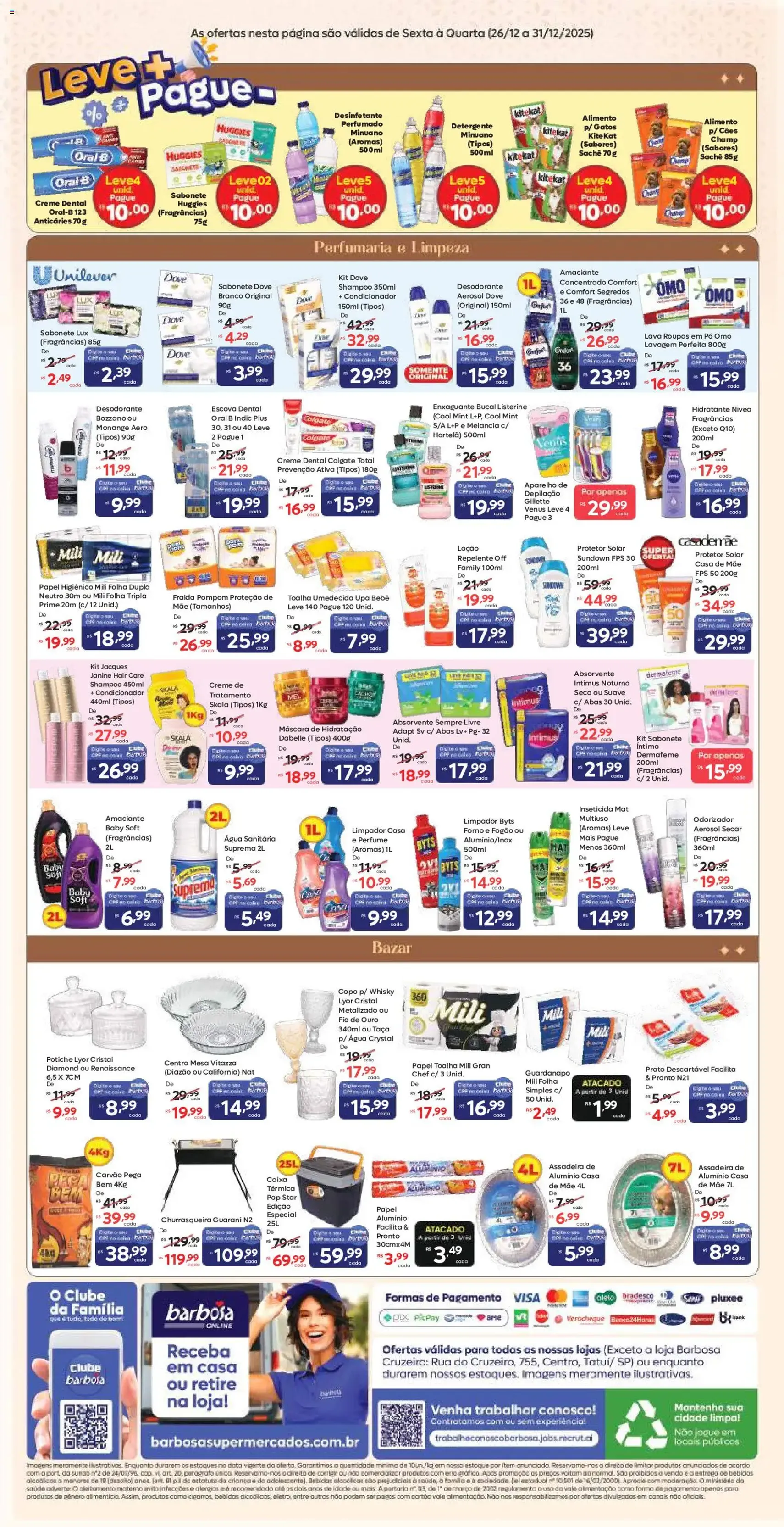 Barbosa Supermercados - Ofertas Rede e Interior - folheto válido a partir de 26/12/2025 página 4 de 4