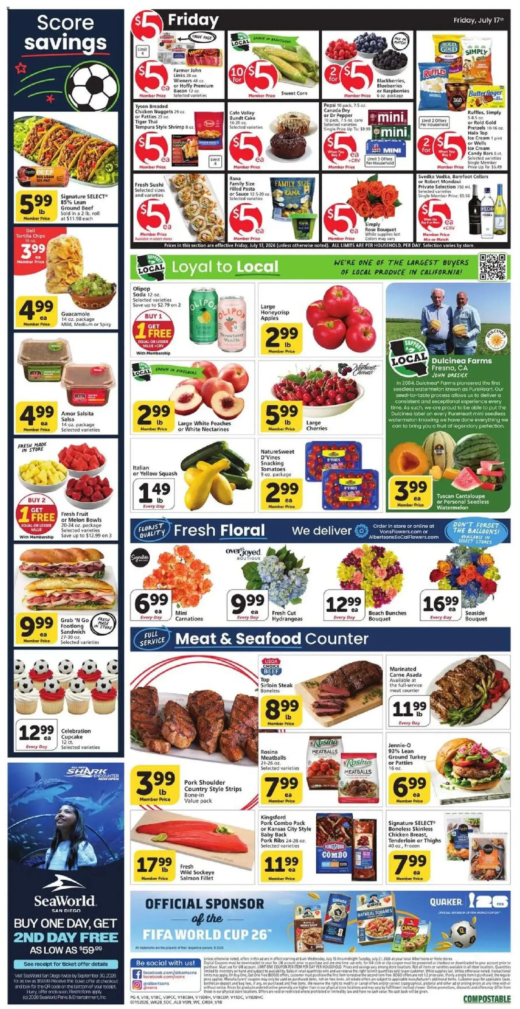 Vons Weekly Ad - valid flyer from 07/15/2026, page 3 of 4