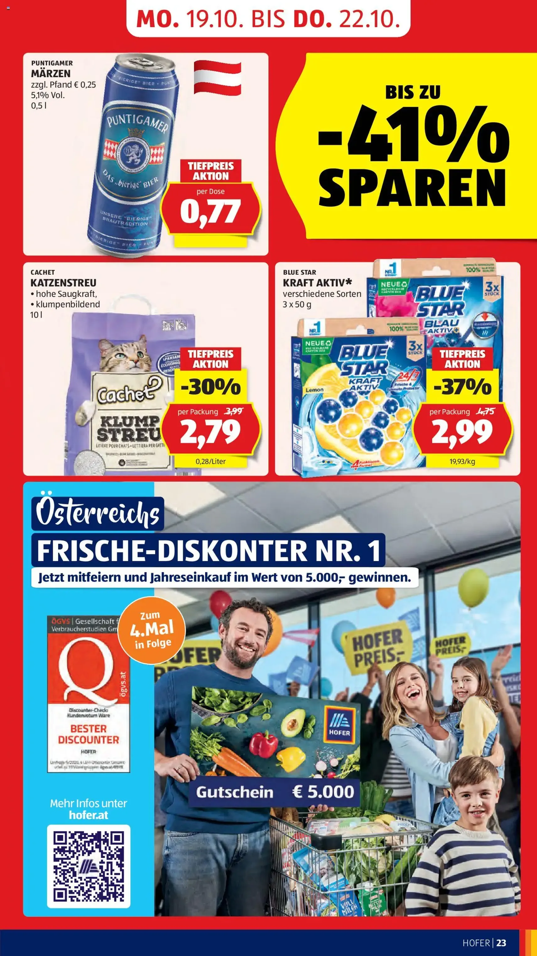 Hofer Flugblatt - Gültiger Prospekt ab 16.10.2026, Seite 31 von insgesamt 54