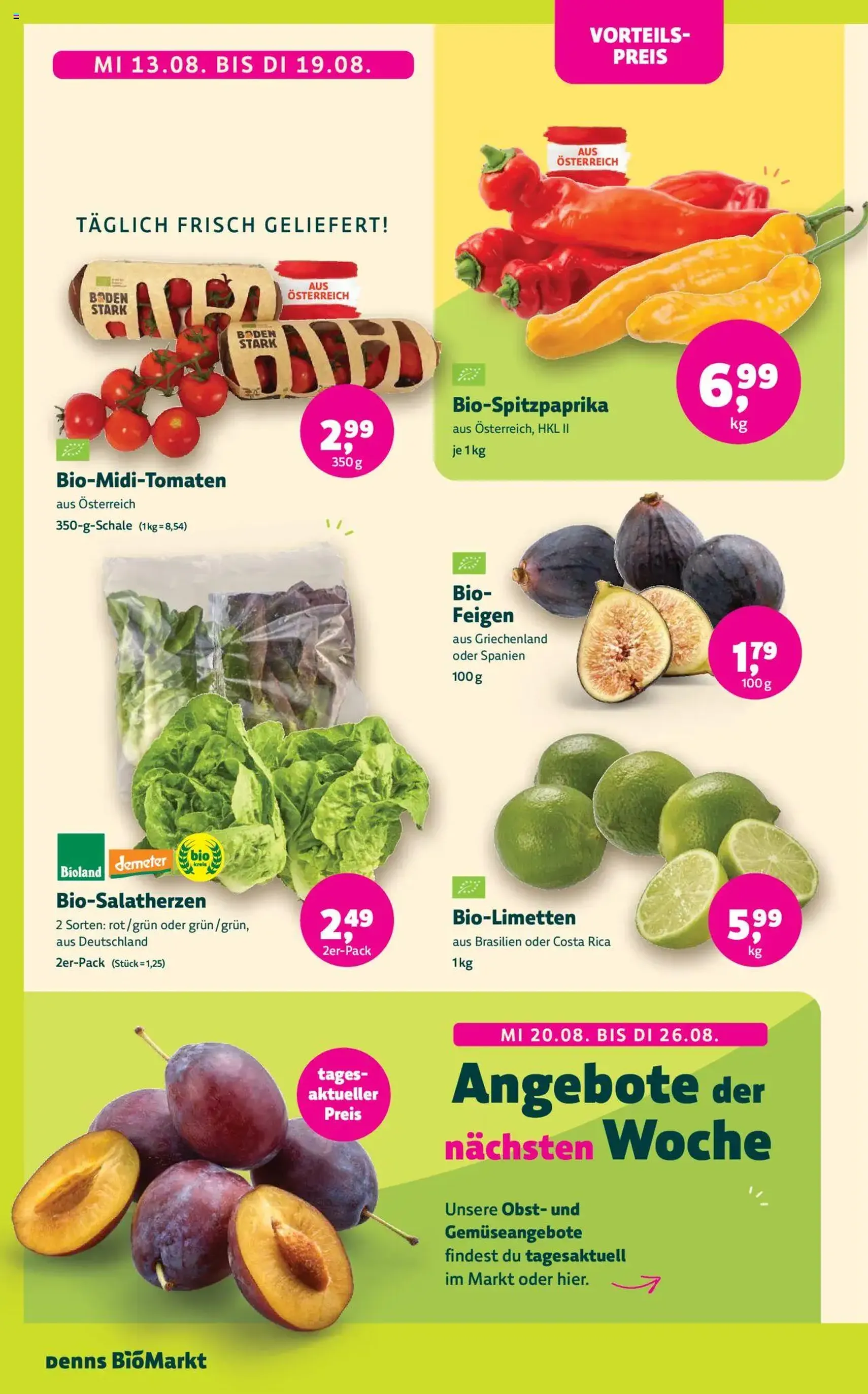 Denns BioMarkt Angebote - Gültiger Prospekt ab 13.08.2025, Seite 2 von insgesamt 12