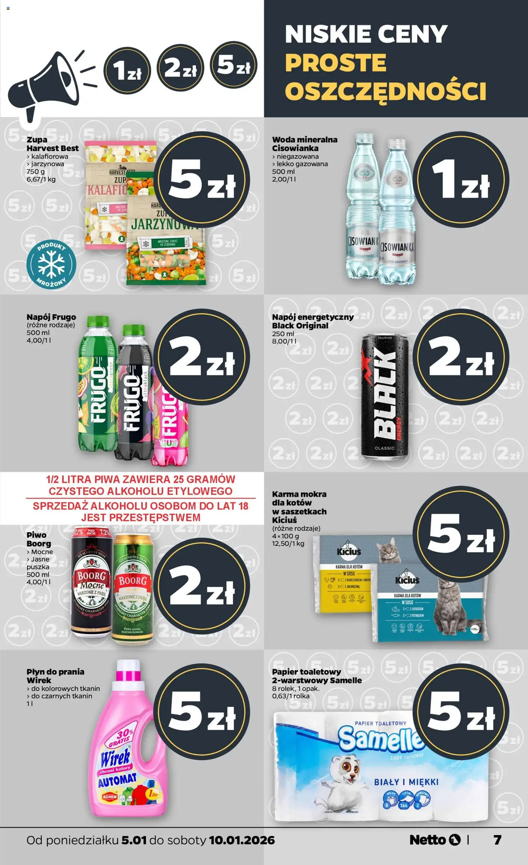 Netto gazetka - Spożywcza - ważny gazetka od 05.01.2026 strona 7 z 33