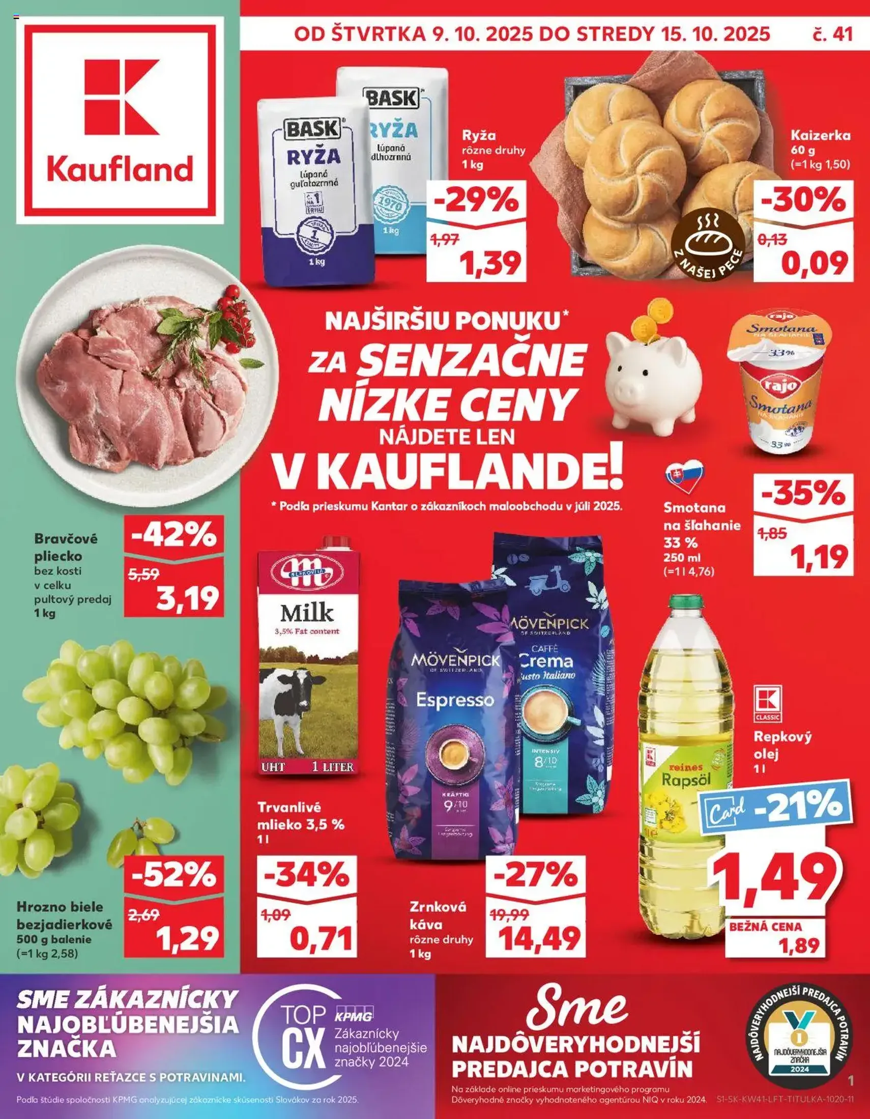 Kaufland Bratislava-Avion - platný leták od 09.10.2025 strana 1 z 80