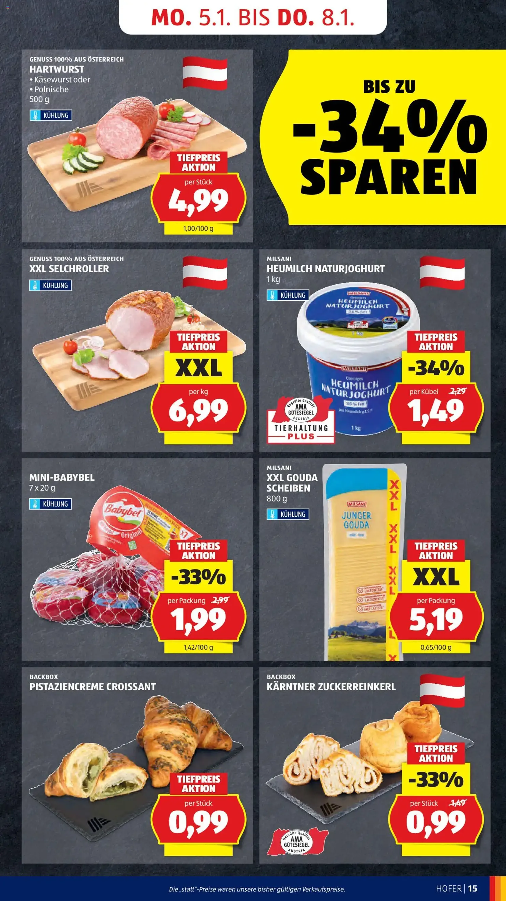 Hofer Flugblatt - Gültiger Prospekt ab 02.01.2026, Seite 17 von insgesamt 45