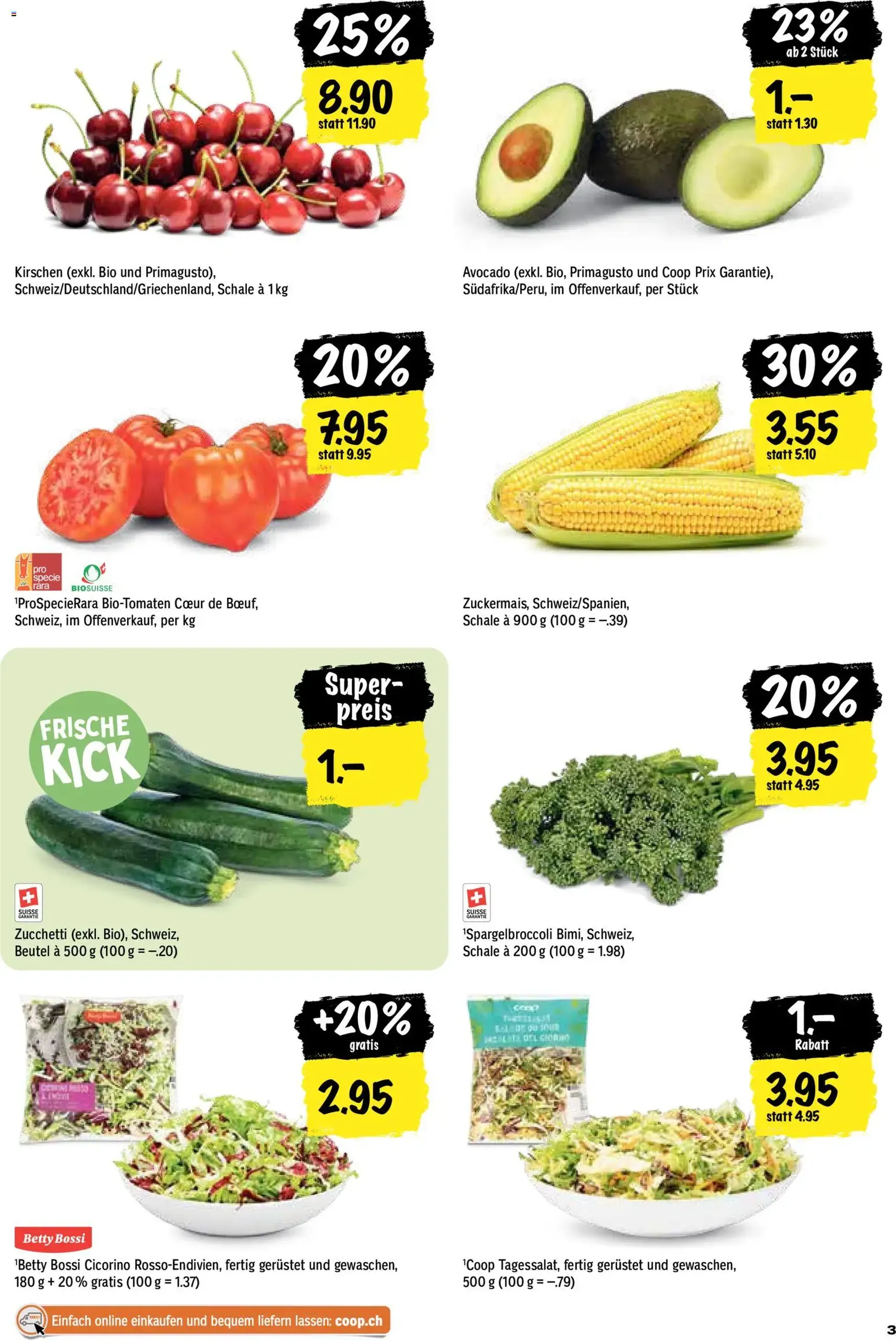 Coop aktionen - Gültiger Prospekt ab 23.07.2026, Seite 3 von insgesamt 24