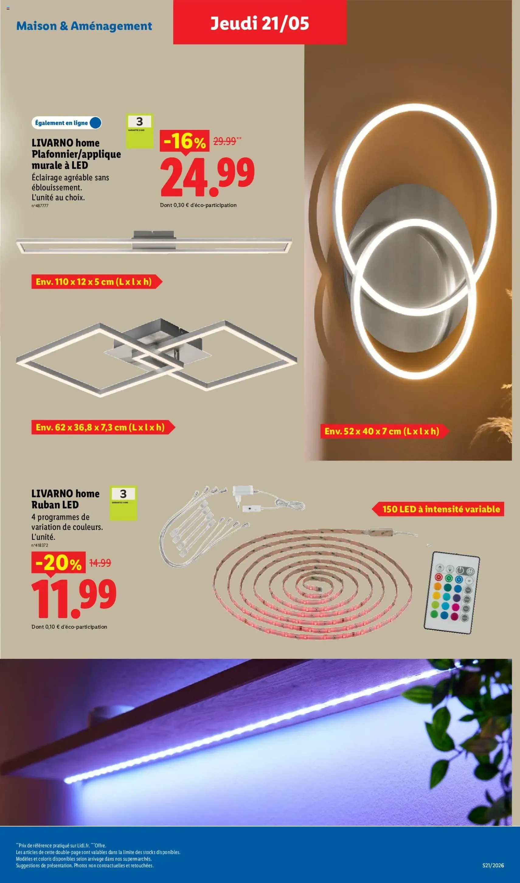 LIDL catalogue - brochure valable à partir du 21/05/2026, page 33 sur 70