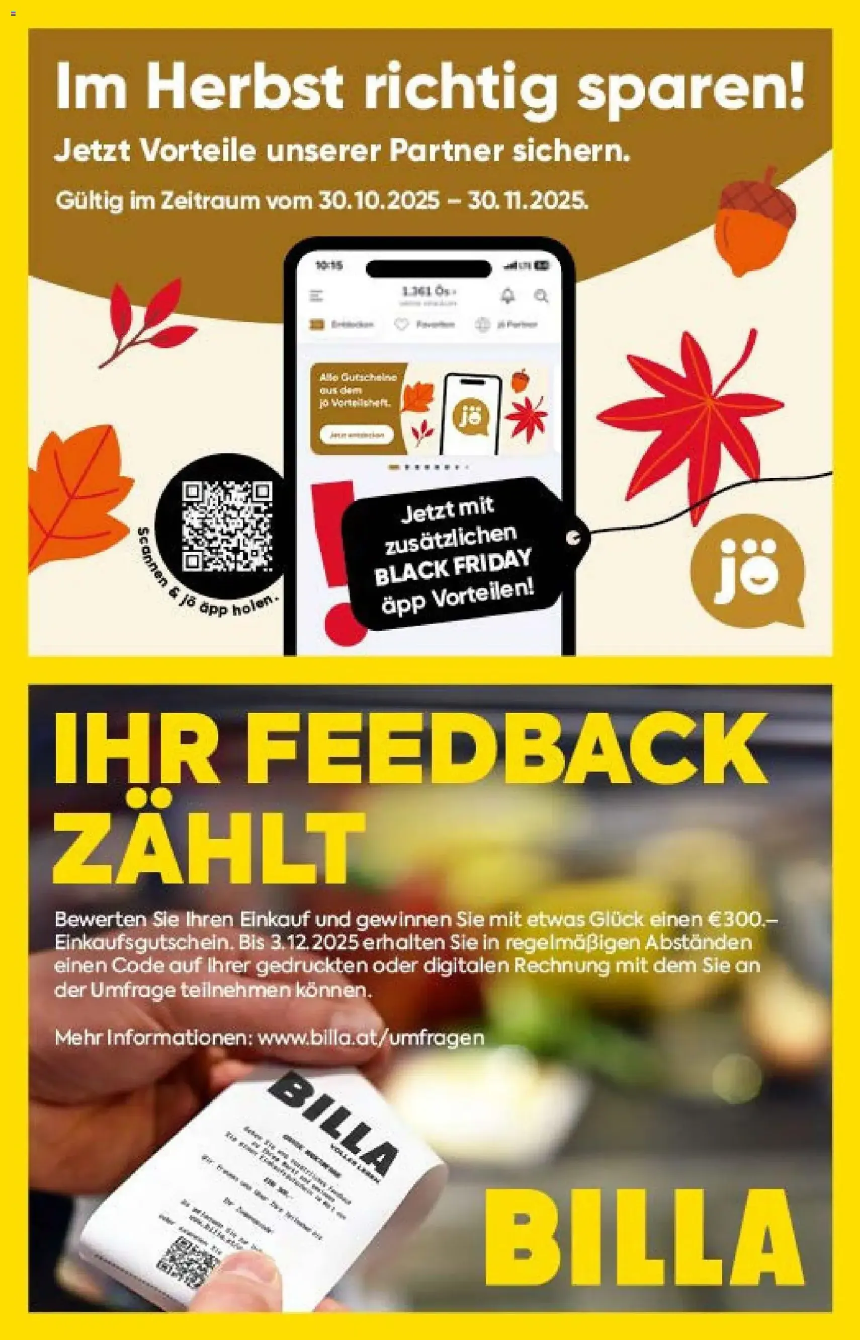 Billa Flugblatt - Gültiger Prospekt ab 30.10.2025, Seite 26 von insgesamt 26