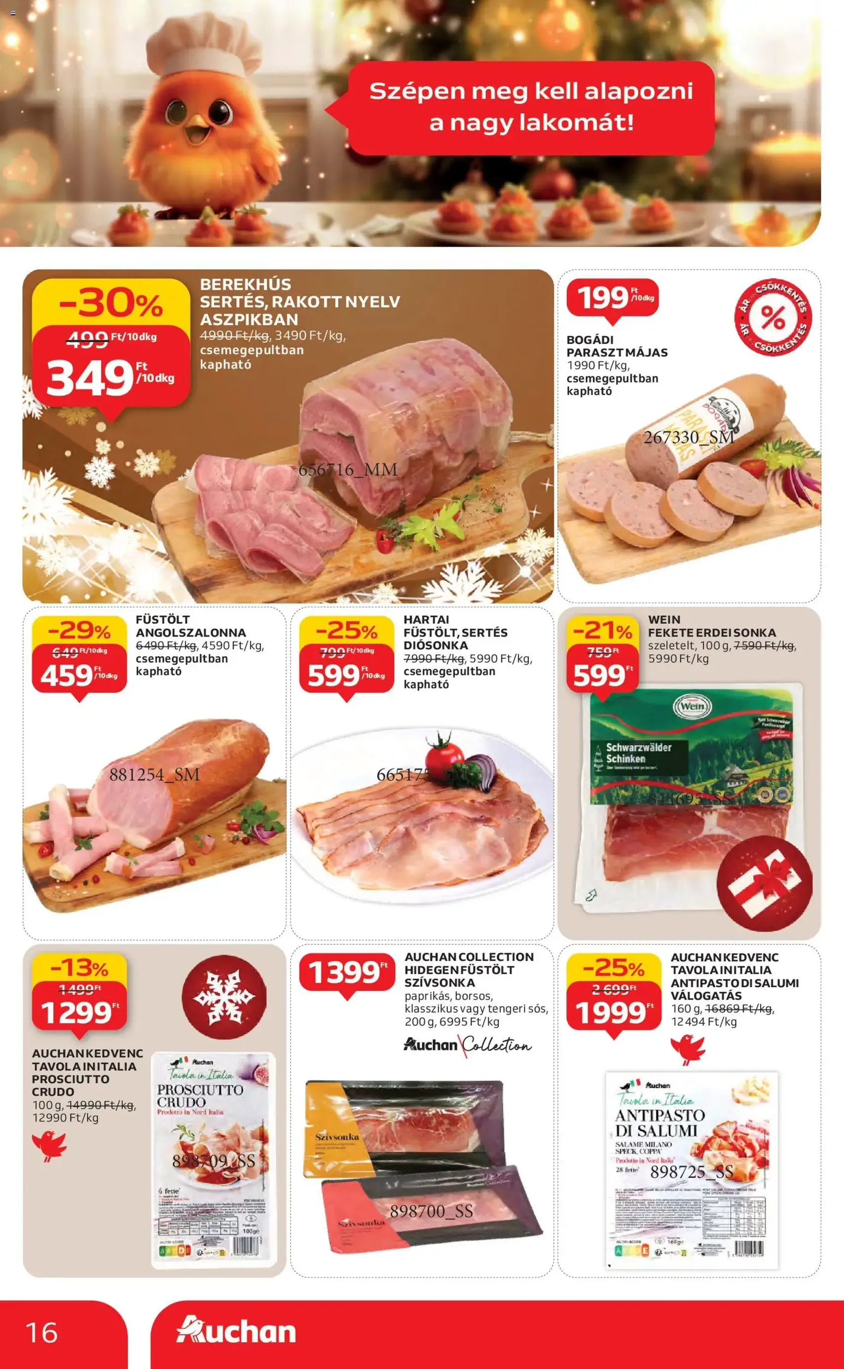 Auchan Akciós újság - 2025.12.11. érvényes szórólap 16 oldal 76 oldalból