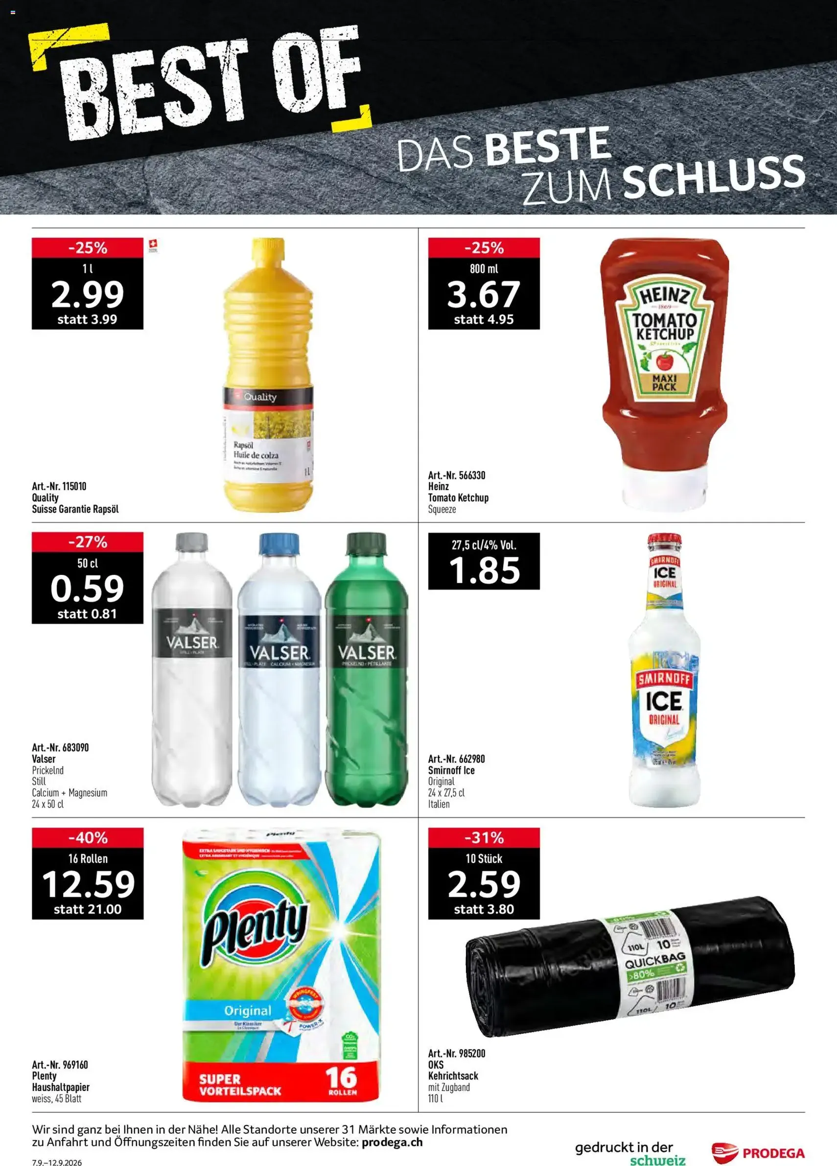 Prodega aktionen - Gültiger Prospekt ab 07.09.2026, Seite 40 von insgesamt 40