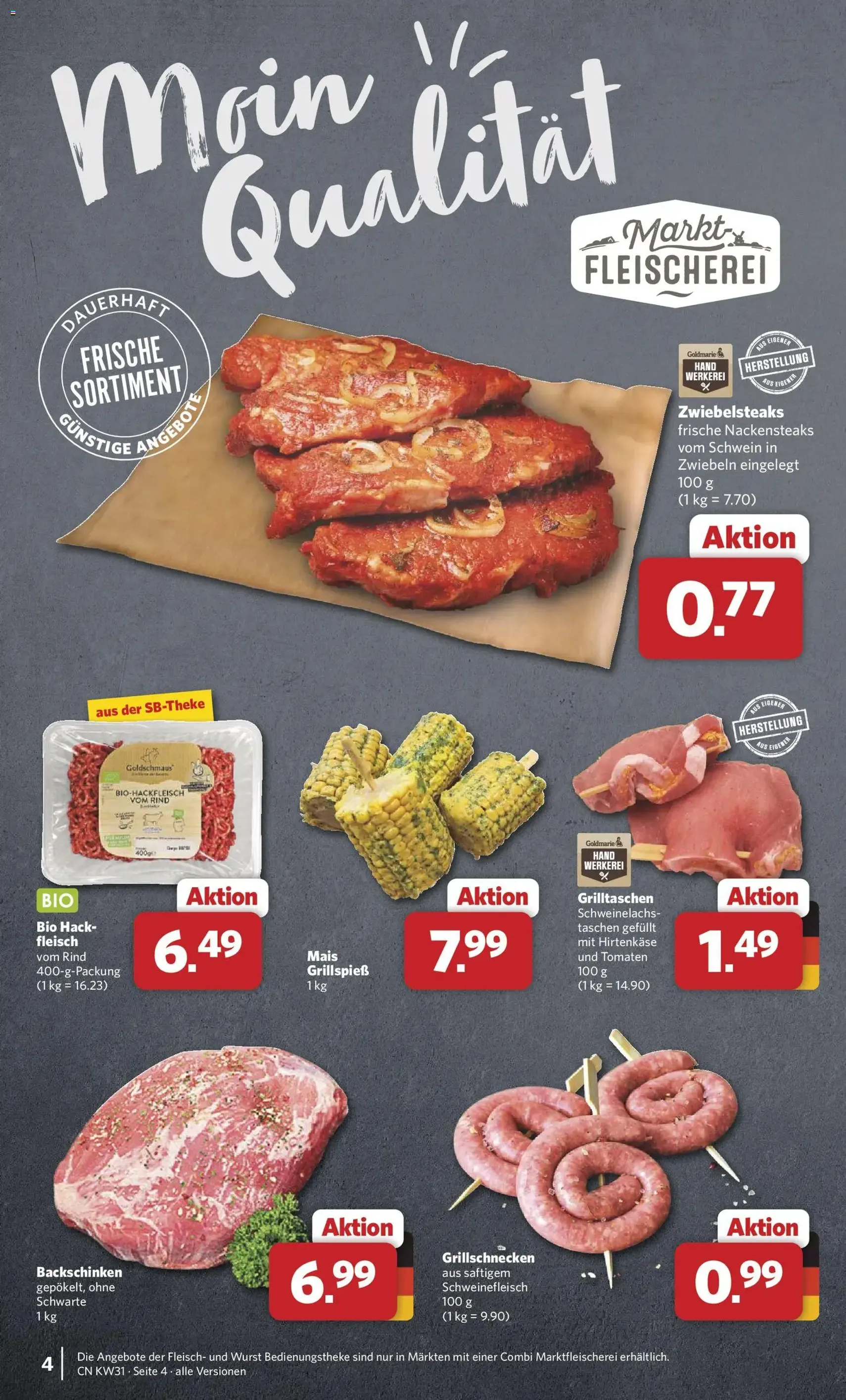Combi Prospekt - Gültiger Prospekt ab 27.07.2026, Seite 4 von insgesamt 33
