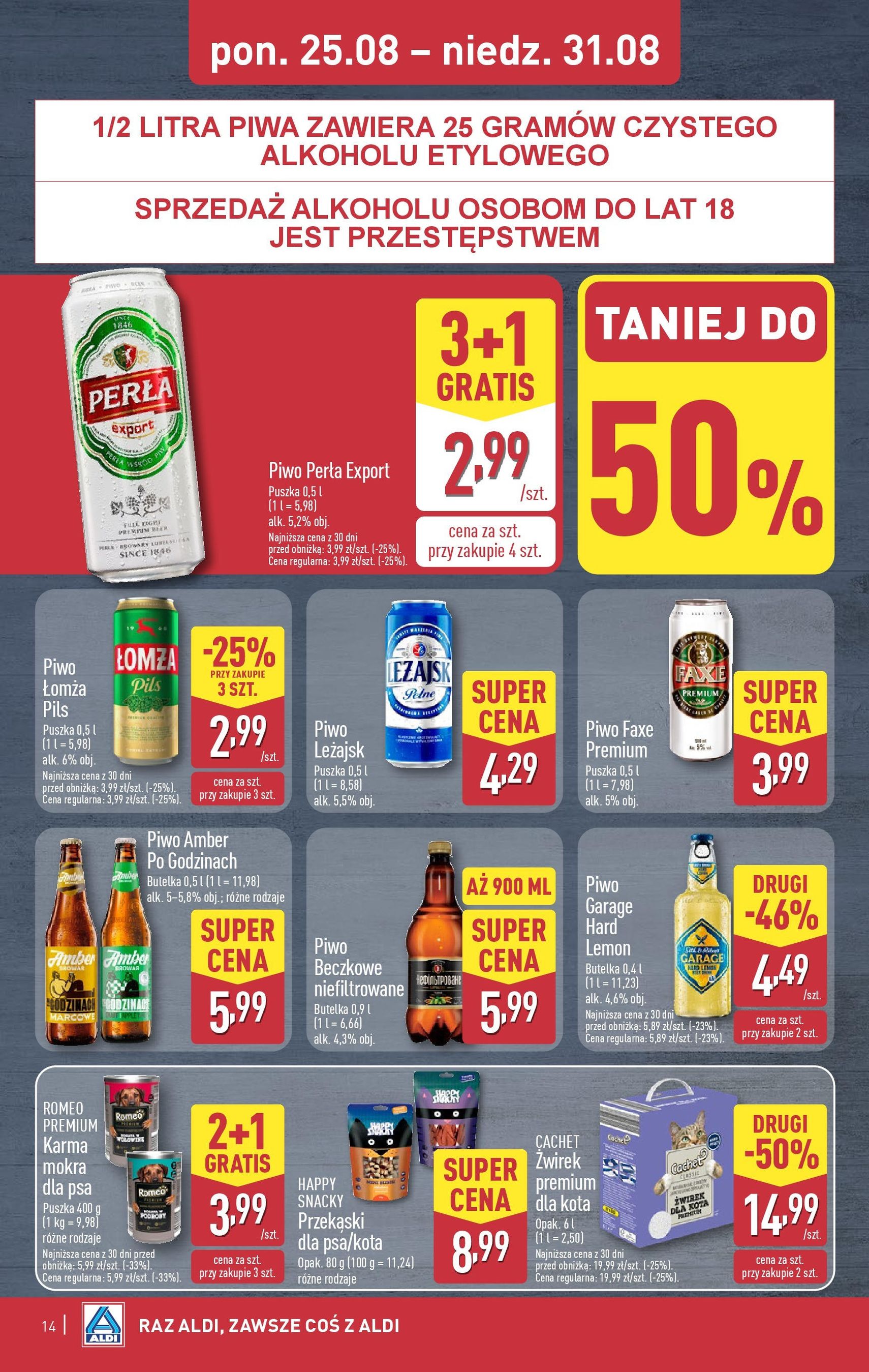 Aldi Gazetka - ważny gazetka od 25.08.2025 strona 14 z 40