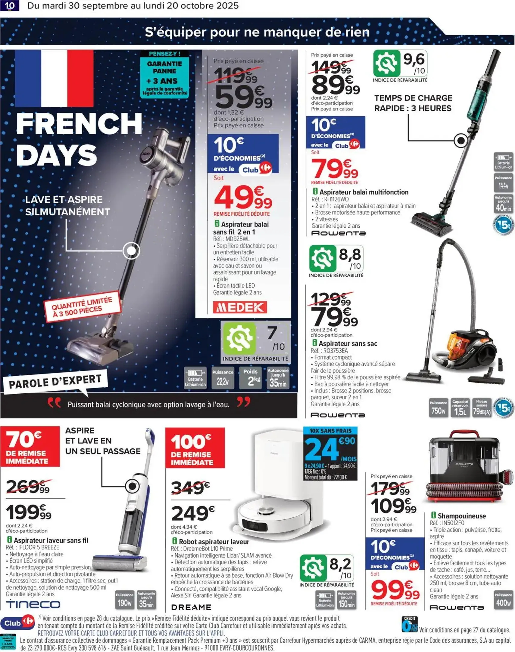Carrefour catalogue french days faites entrer les bonnes affaires ! - brochure valable à partir du 30/09/2025, page 12 sur 30