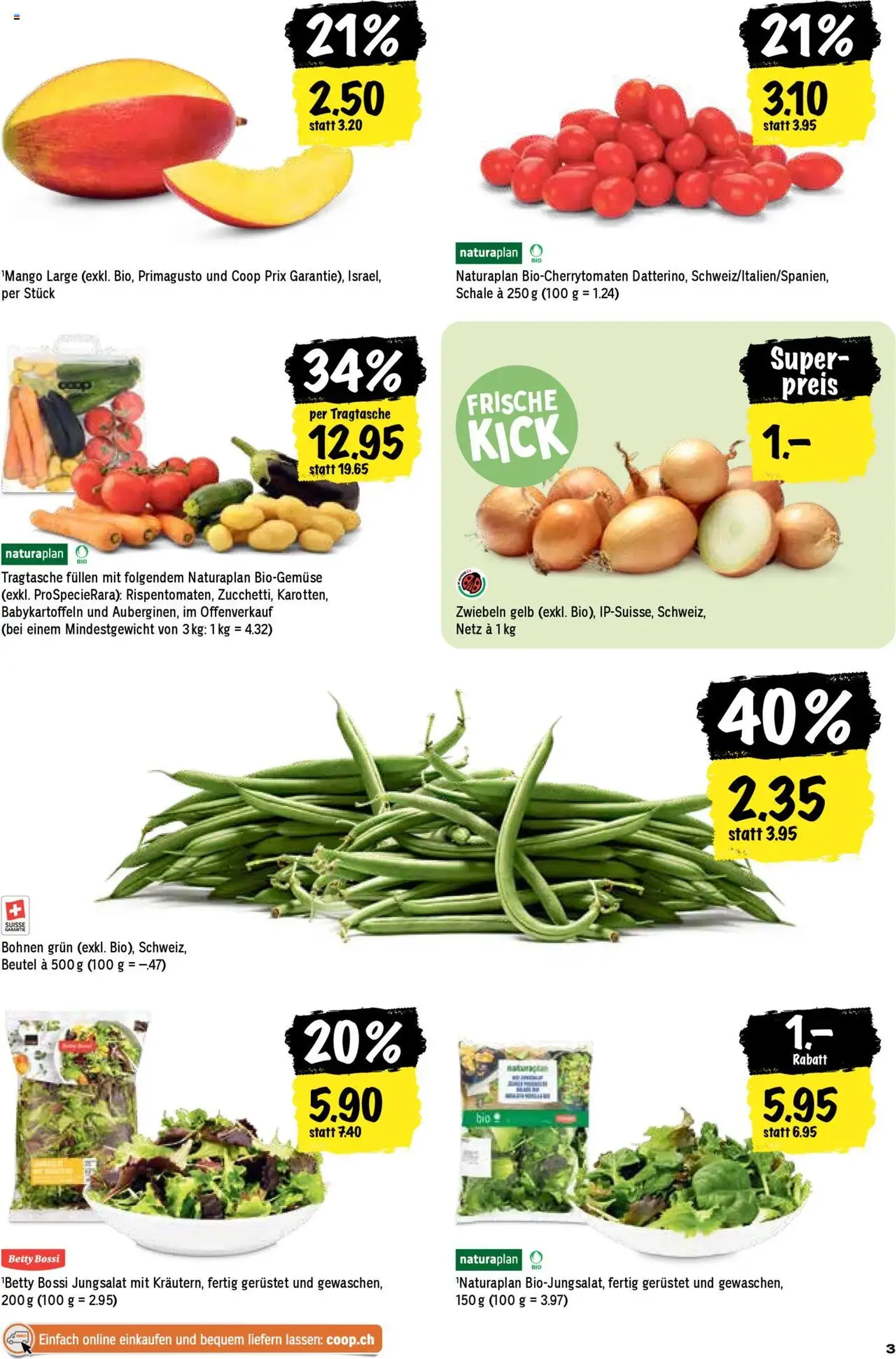 Coop Aktionen - Gültiger Prospekt ab 28.08.2025, Seite 3 von insgesamt 24 Coop Aktionen - Gültiger Prospekt ab 28.08.2025, Seite 3 von insgesamt 24