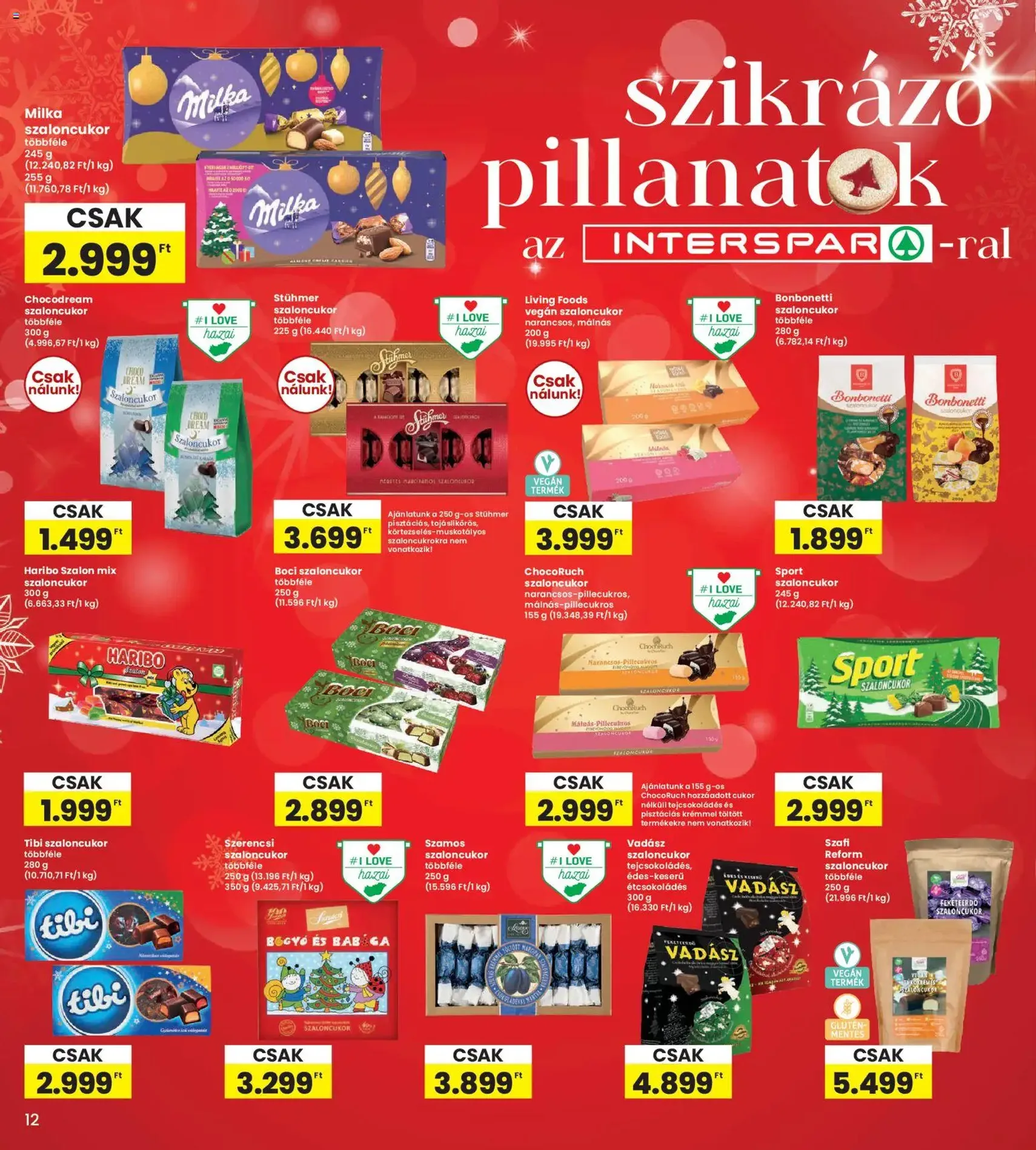 Interspar Akciós újság - 2025.12.04. érvényes szórólap 12 oldal 20 oldalból