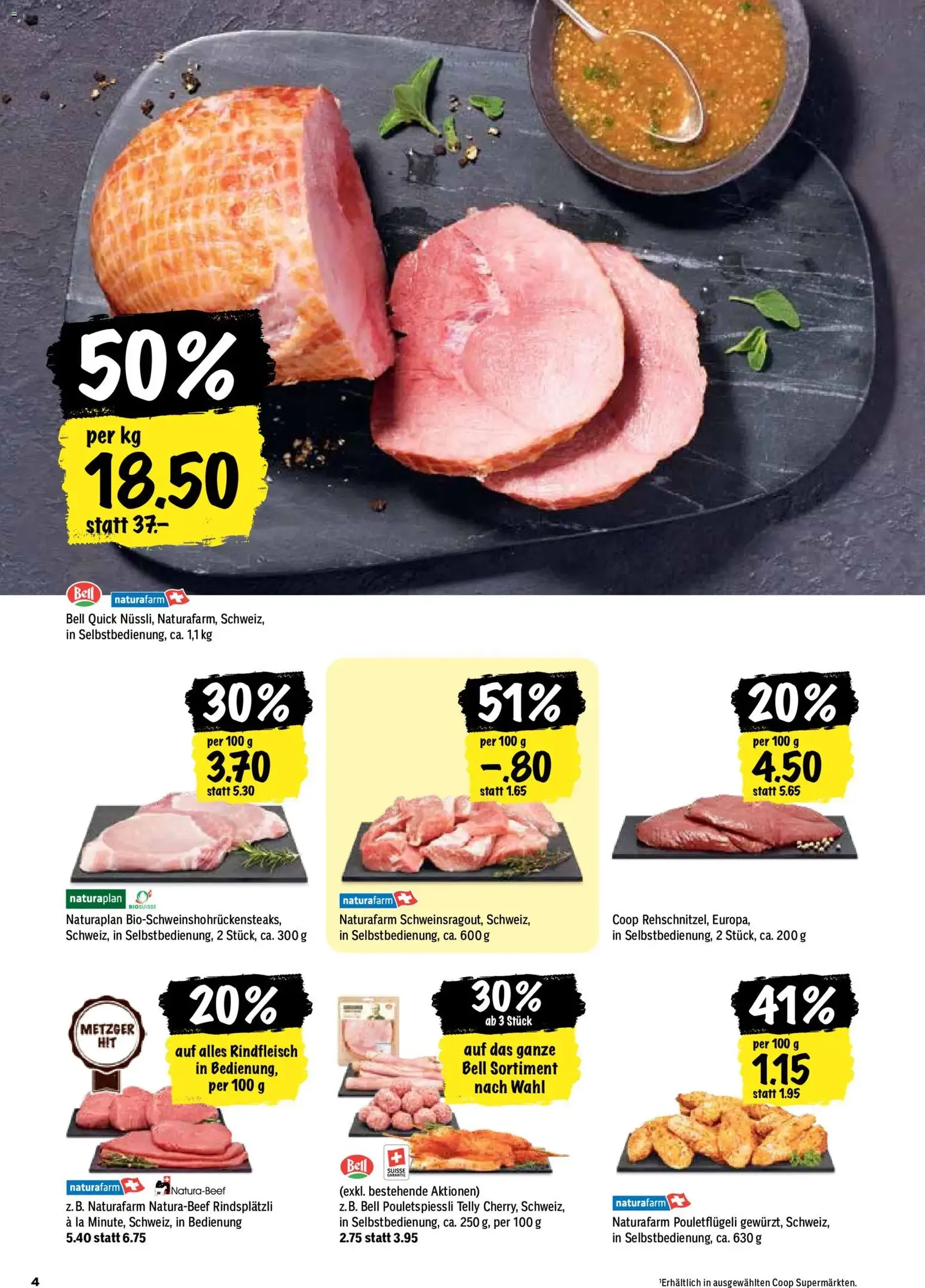 Coop aktionen - Gültiger Prospekt ab 22.10.2026, Seite 4 von insgesamt 28