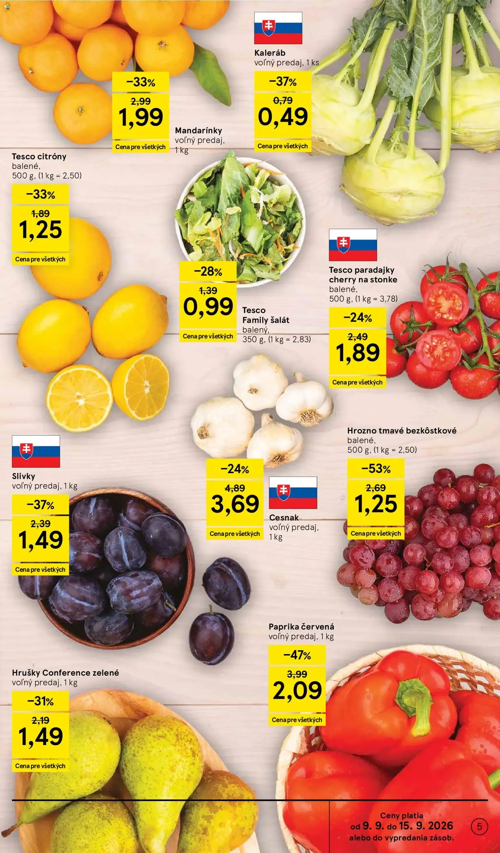 Tesco Hypermarket - leták - platný leták od 09.09.2026 strana 5 z 46