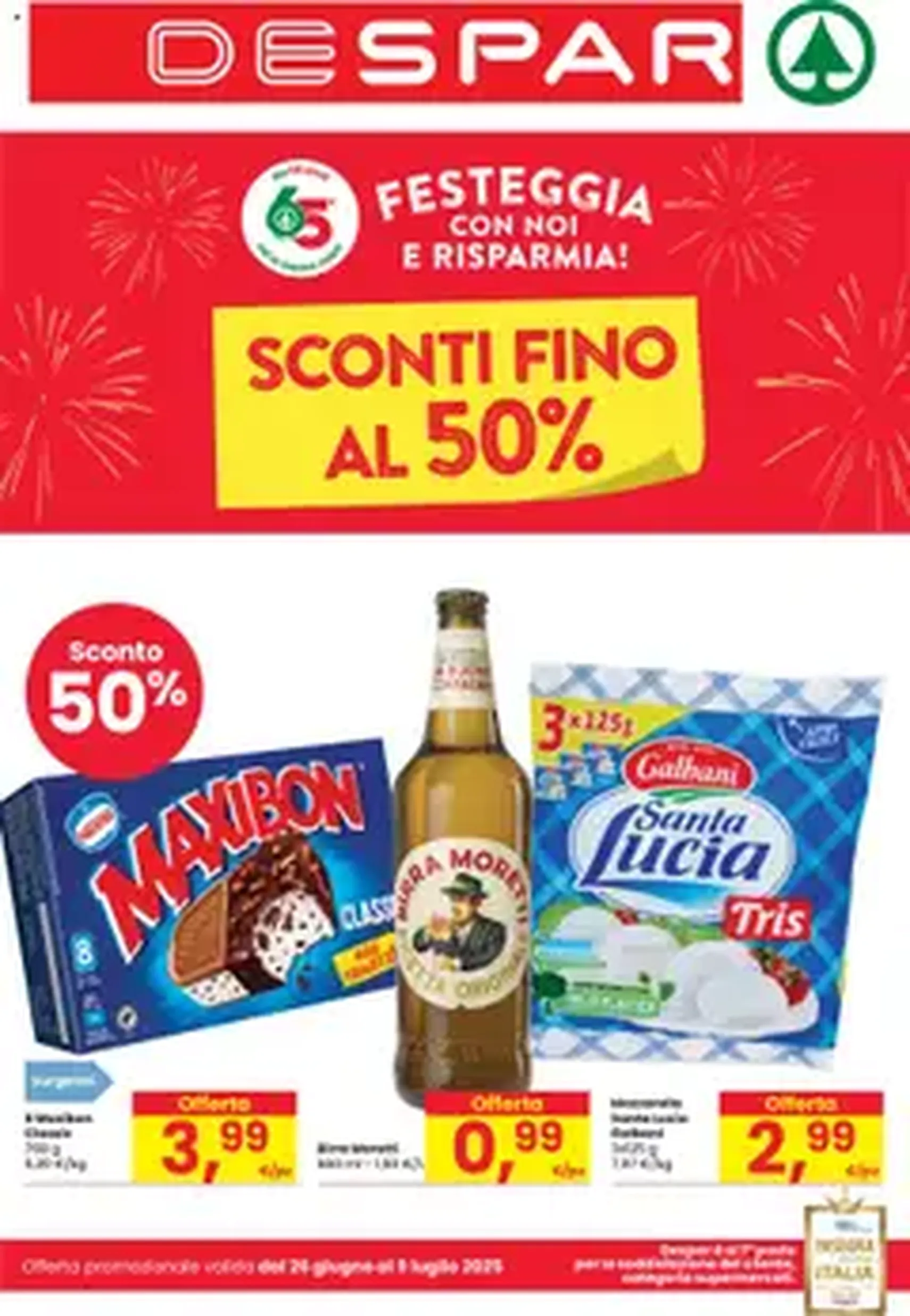 Volantino Despar - volantino valido dal 26/06/2025 pagina 1 di 1