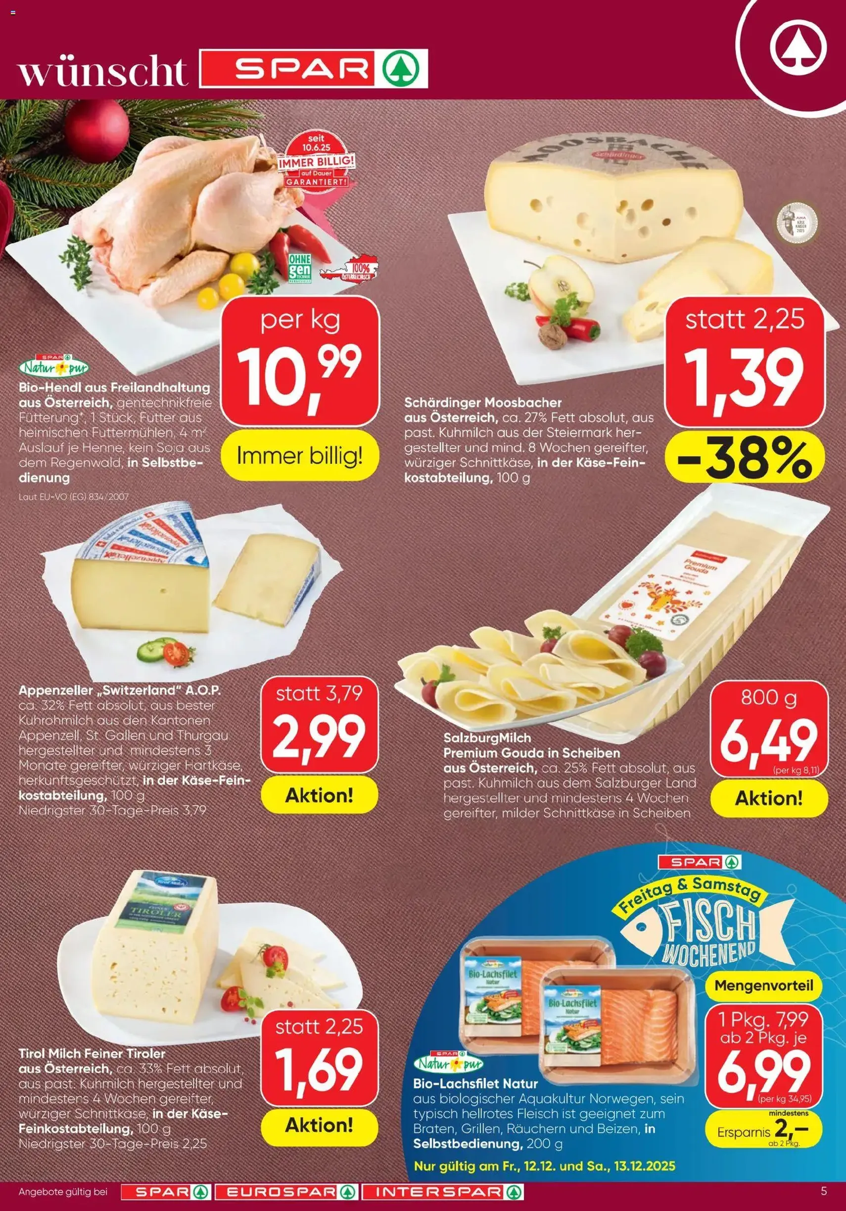 Spar Flugblatt - Gültiger Prospekt ab 11.12.2025, Seite 5 von insgesamt 16