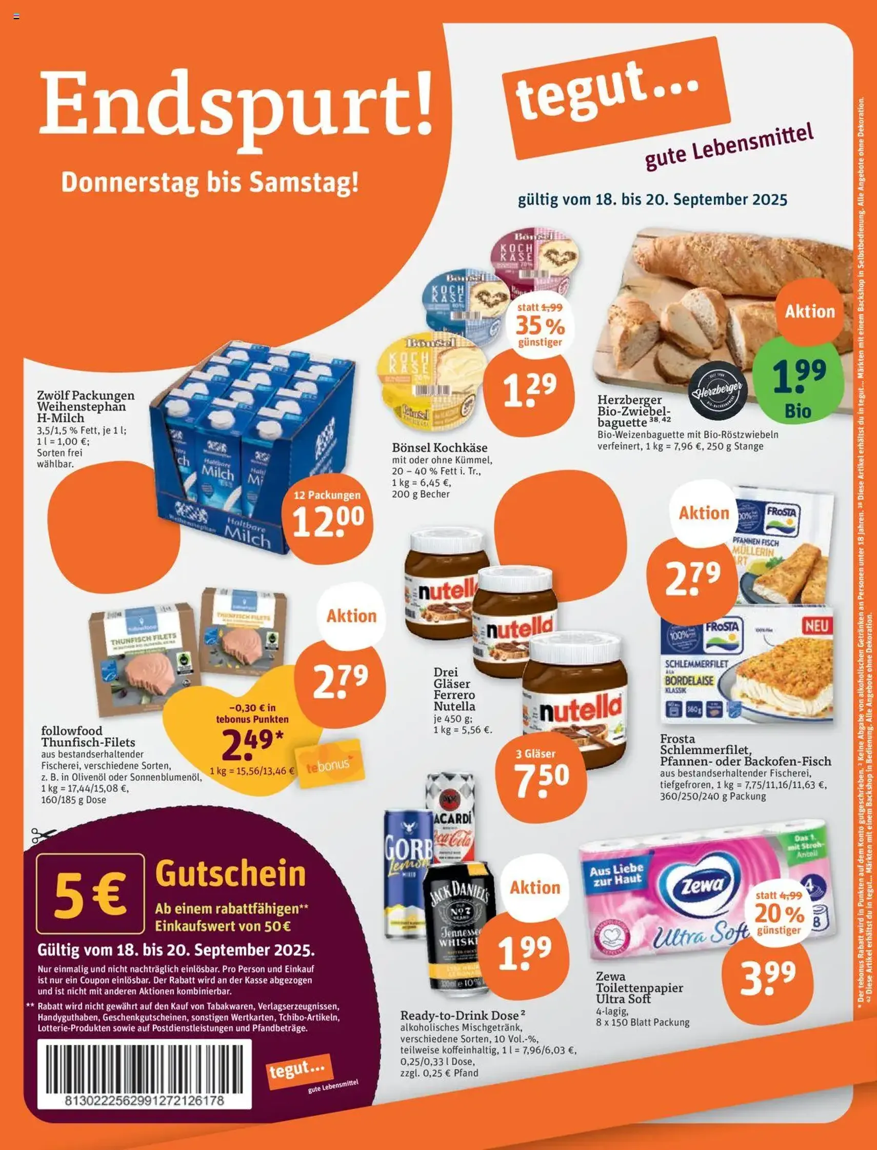 Tegut Prospekt - Gültiger Prospekt ab 15.09.2025, Seite 1 von insgesamt 23