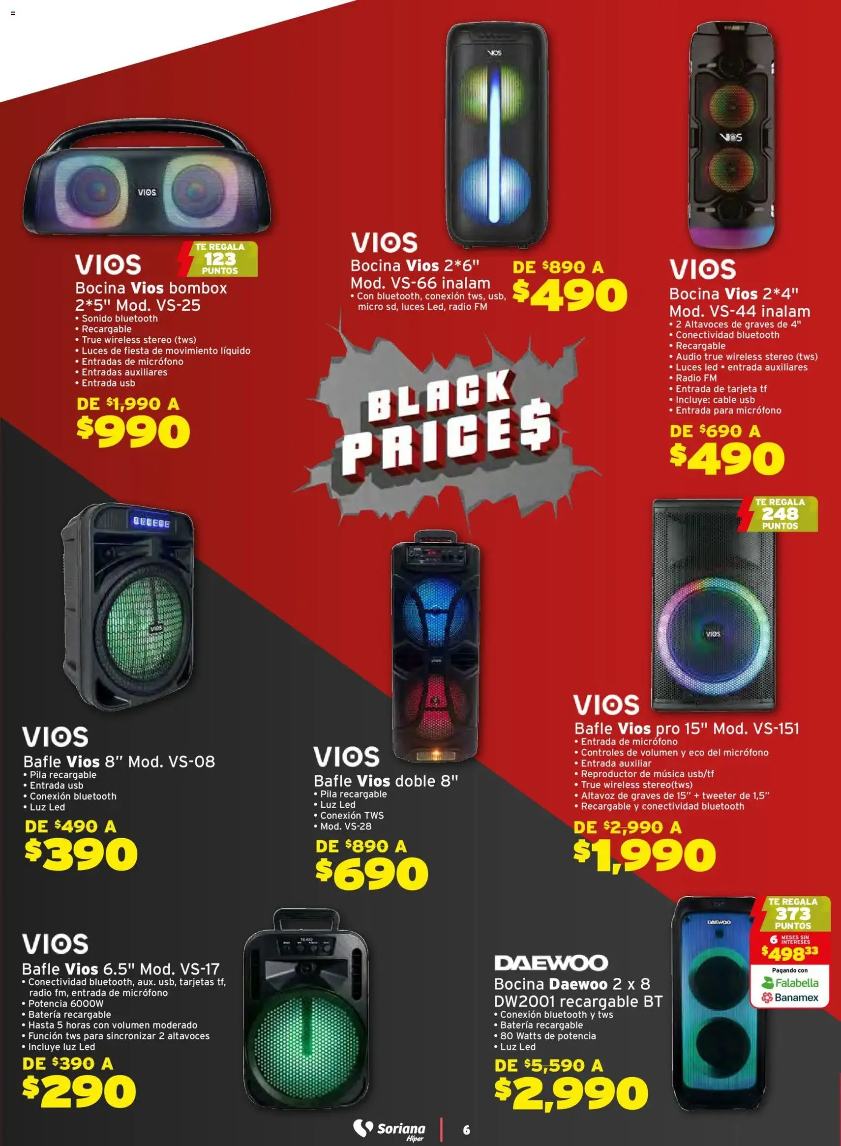 Soriana - Black Prices Híper Nacional - folleto válido desde 21/11/2025 página 6 de 26