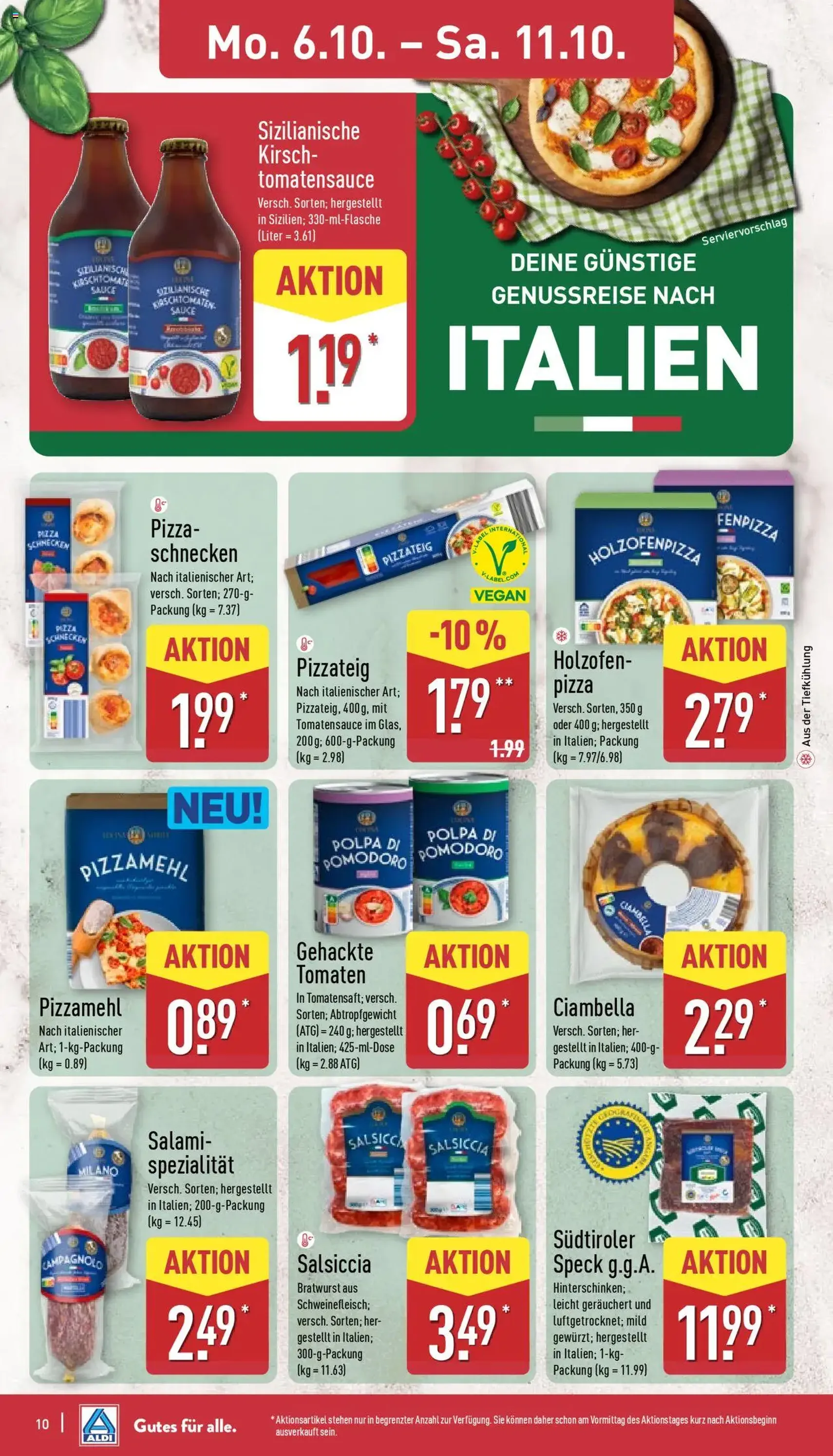 Aldi Prospekt - Gültiger Prospekt ab 06.10.2025, Seite 11 von insgesamt 43
