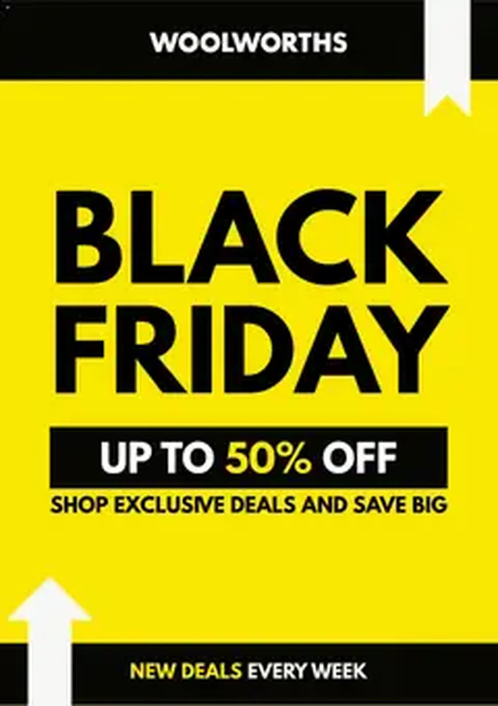 Woolworths Black Friday - valid flyer from 17/11/2025, page 1 of 1