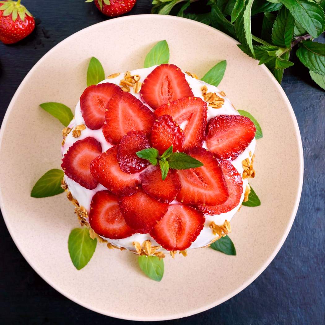 Eperkrém torta