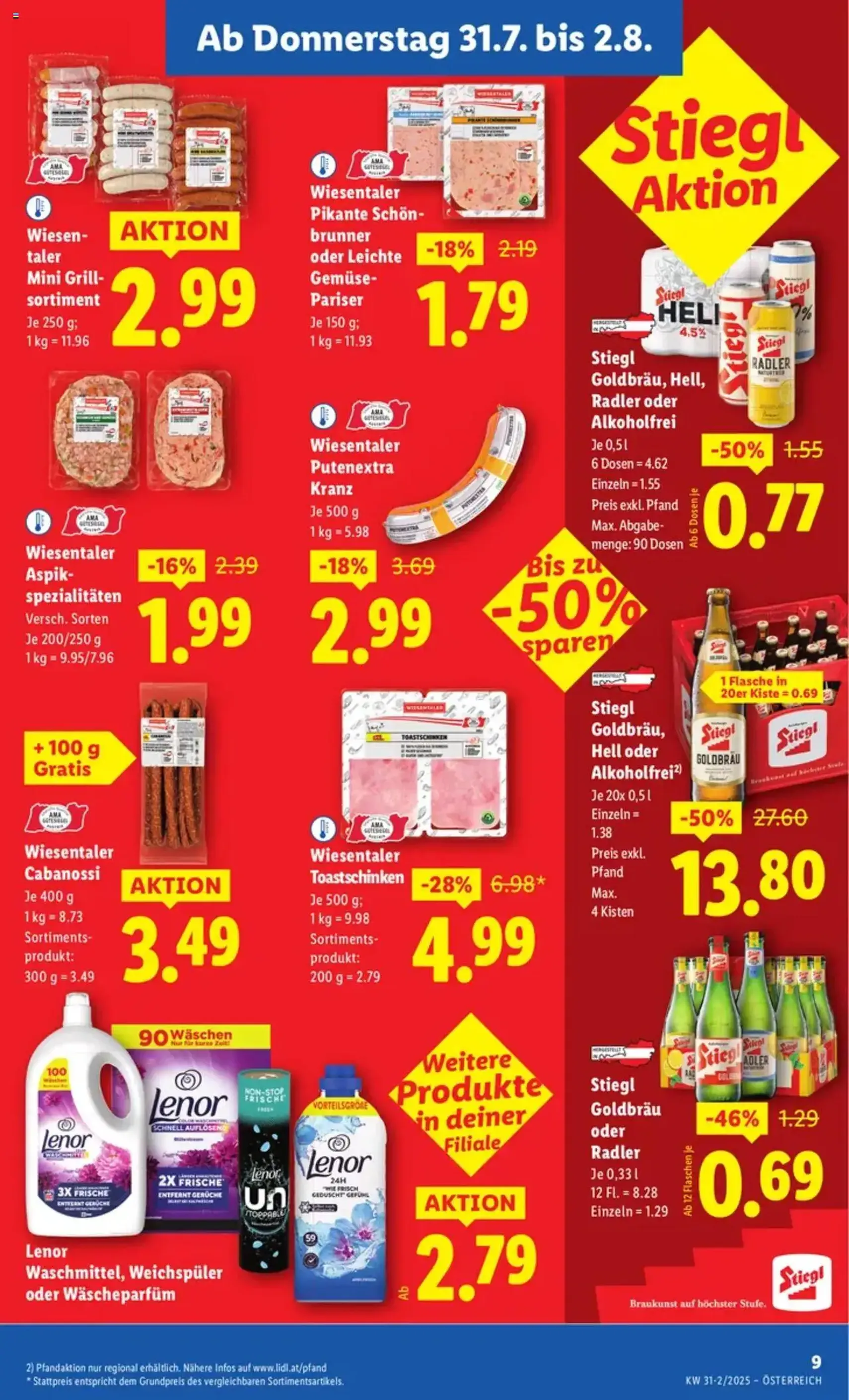 Lidl Flugblatt - Gültiger Prospekt ab 31.07.2025, Seite 11 von insgesamt 42 Lidl Flugblatt - Gültiger Prospekt ab 31.07.2025, Seite 11 von insgesamt 42