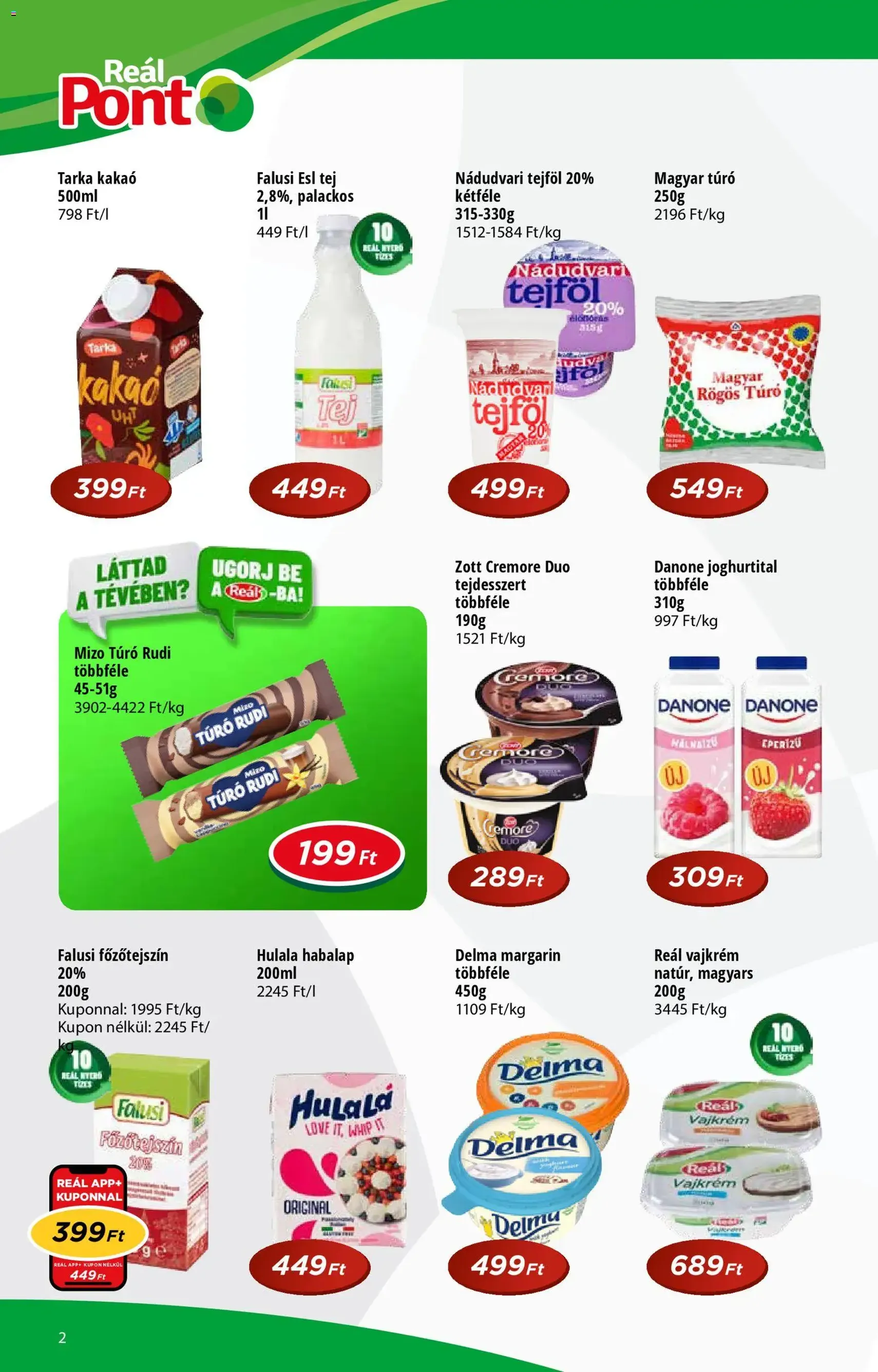 Reál akciós újság - 2026.03.04. érvényes szórólap 2 oldal 8 oldalból