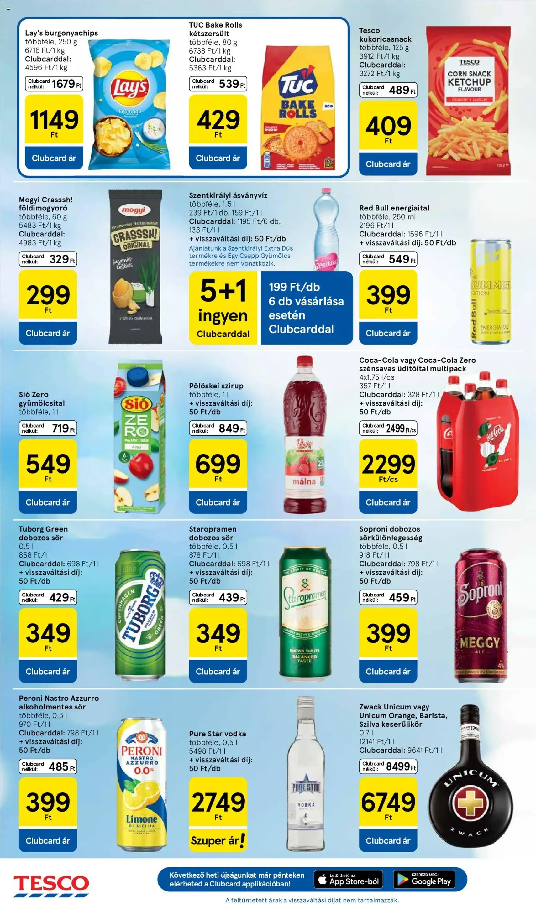 Tesco aktuális akciós újság - 2026.07.02. érvényes szórólap 6 oldal 32 oldalból