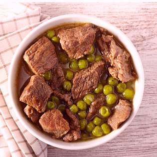 Recipe preview Beef with Peas