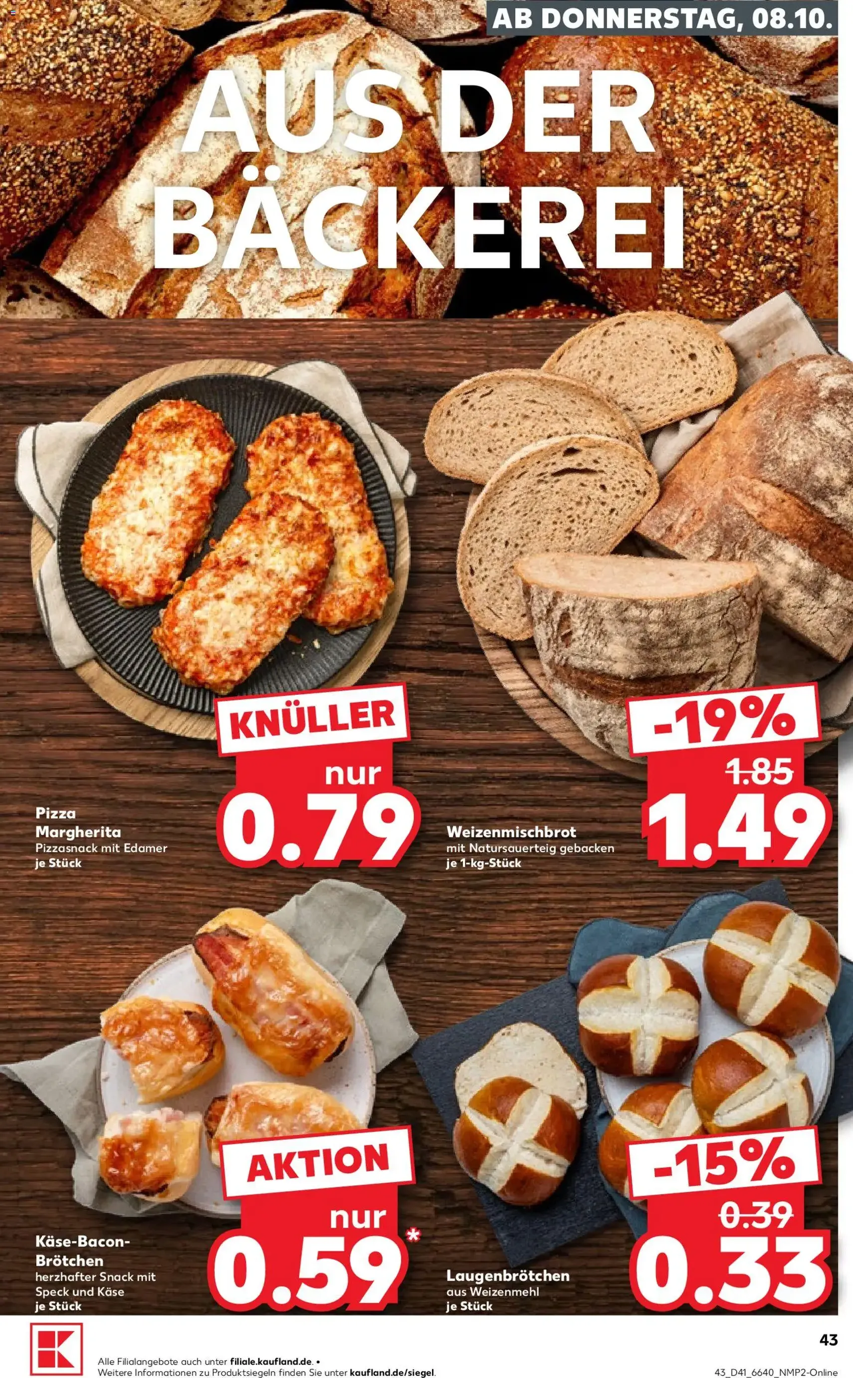 Kaufland Prospekt - Gültiger Prospekt ab 08.10.2026, Seite 43 von insgesamt 70