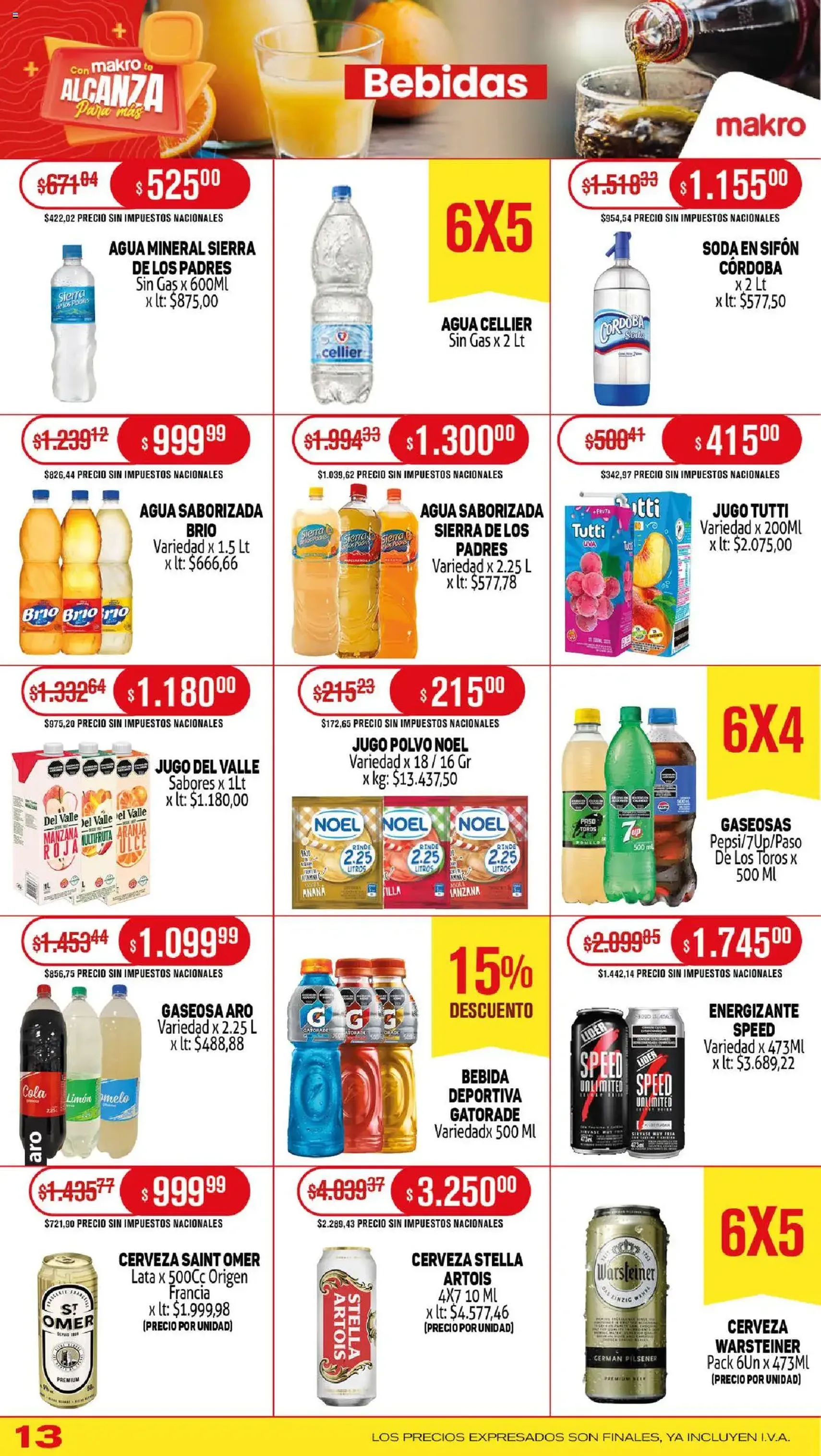 Makro ofertas - folleto válido desde 21/08/2025 página 13 de 20 Makro ofertas - folleto válido desde 21/08/2025 página 13 de 20