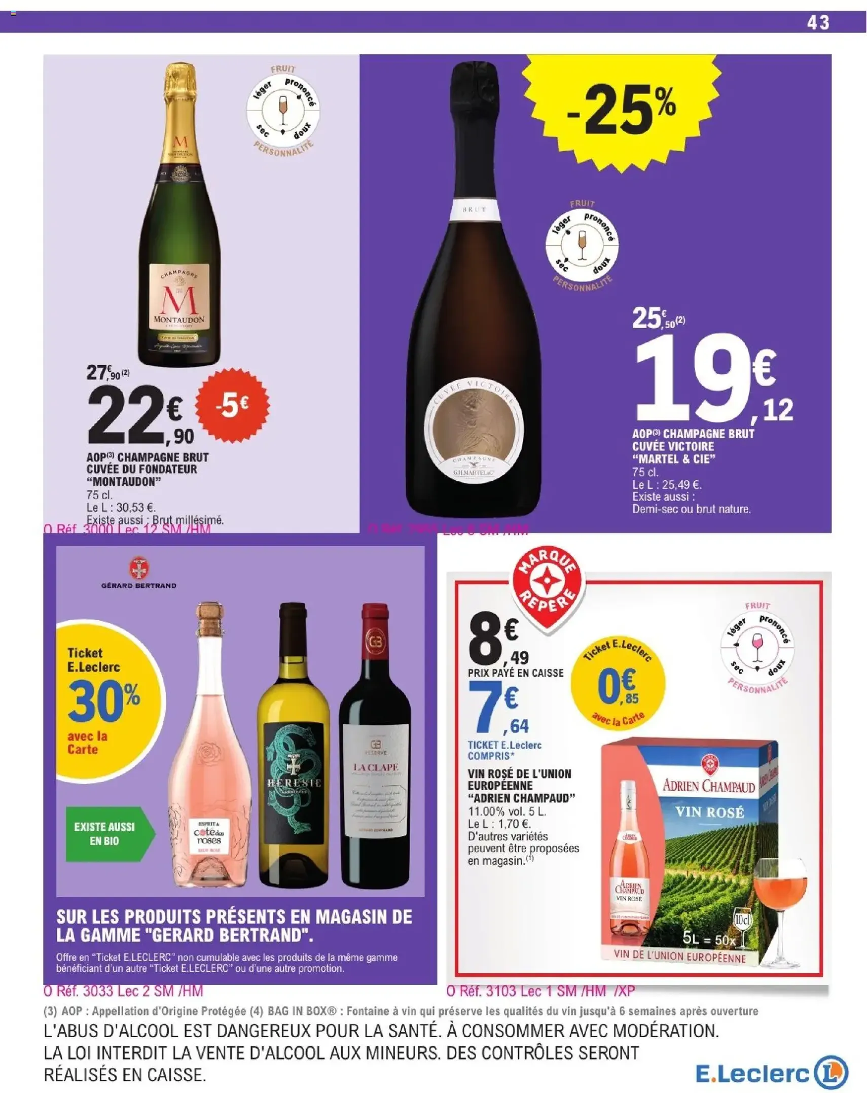 E.Leclerc catalogue - brochure valable à partir du 20/10/2026, page 43 sur 63