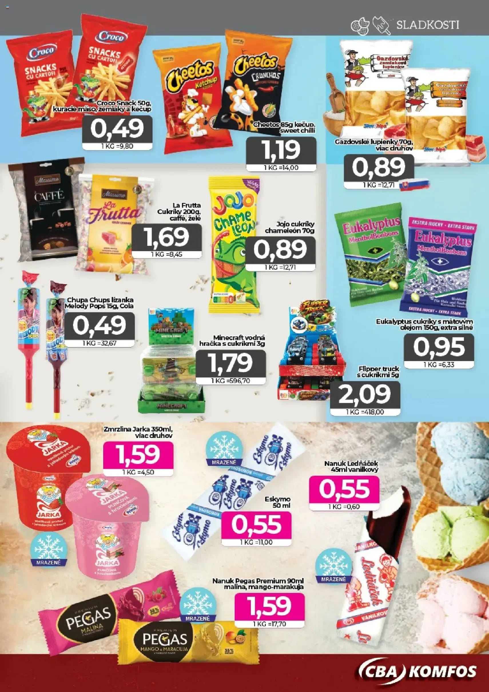 CBA Komfos leták - platný leták od 21.08.2026 strana 12 z 16