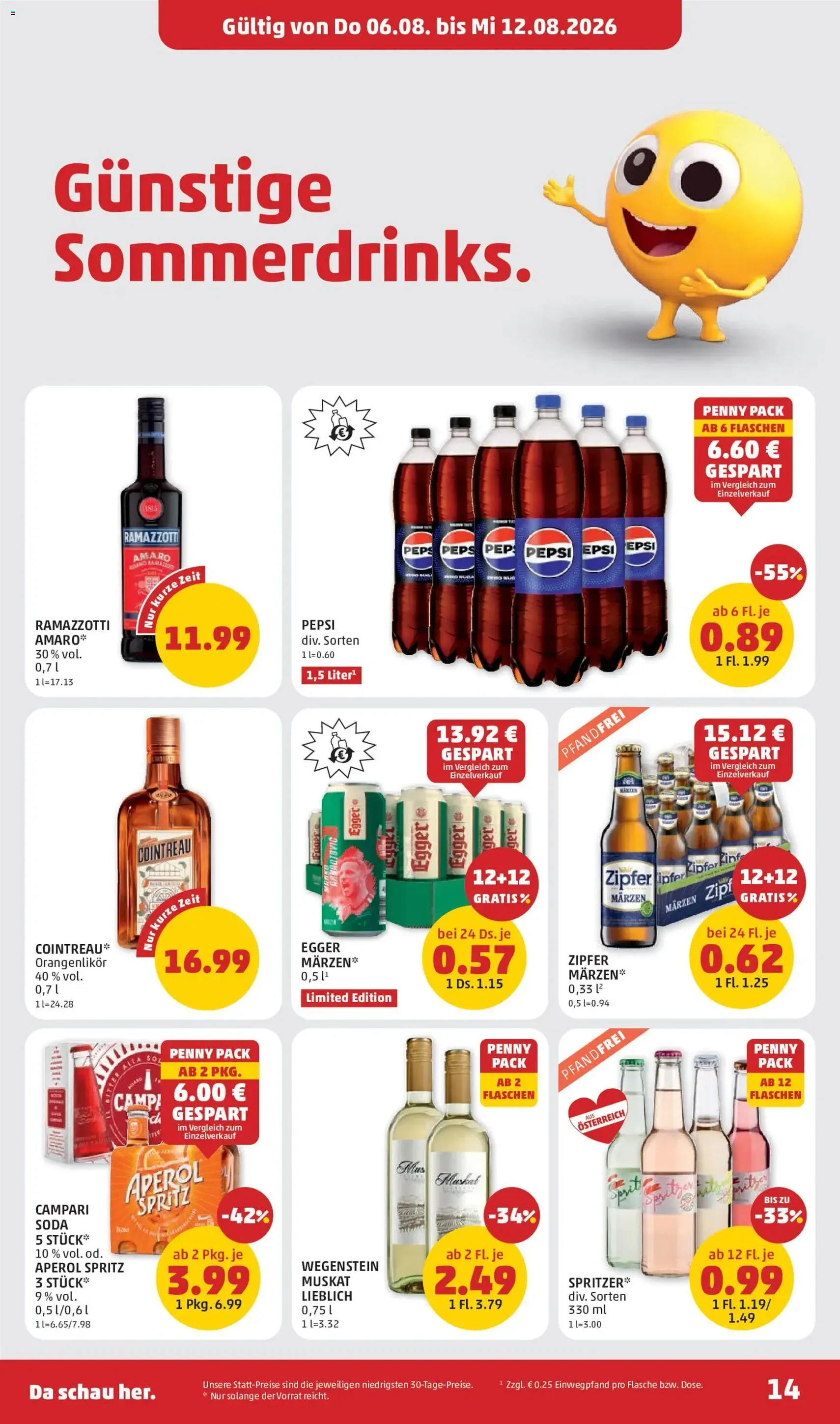 Penny Markt - Flugblatt - Gültiger Prospekt ab 06.08.2026, Seite 14 von insgesamt 28