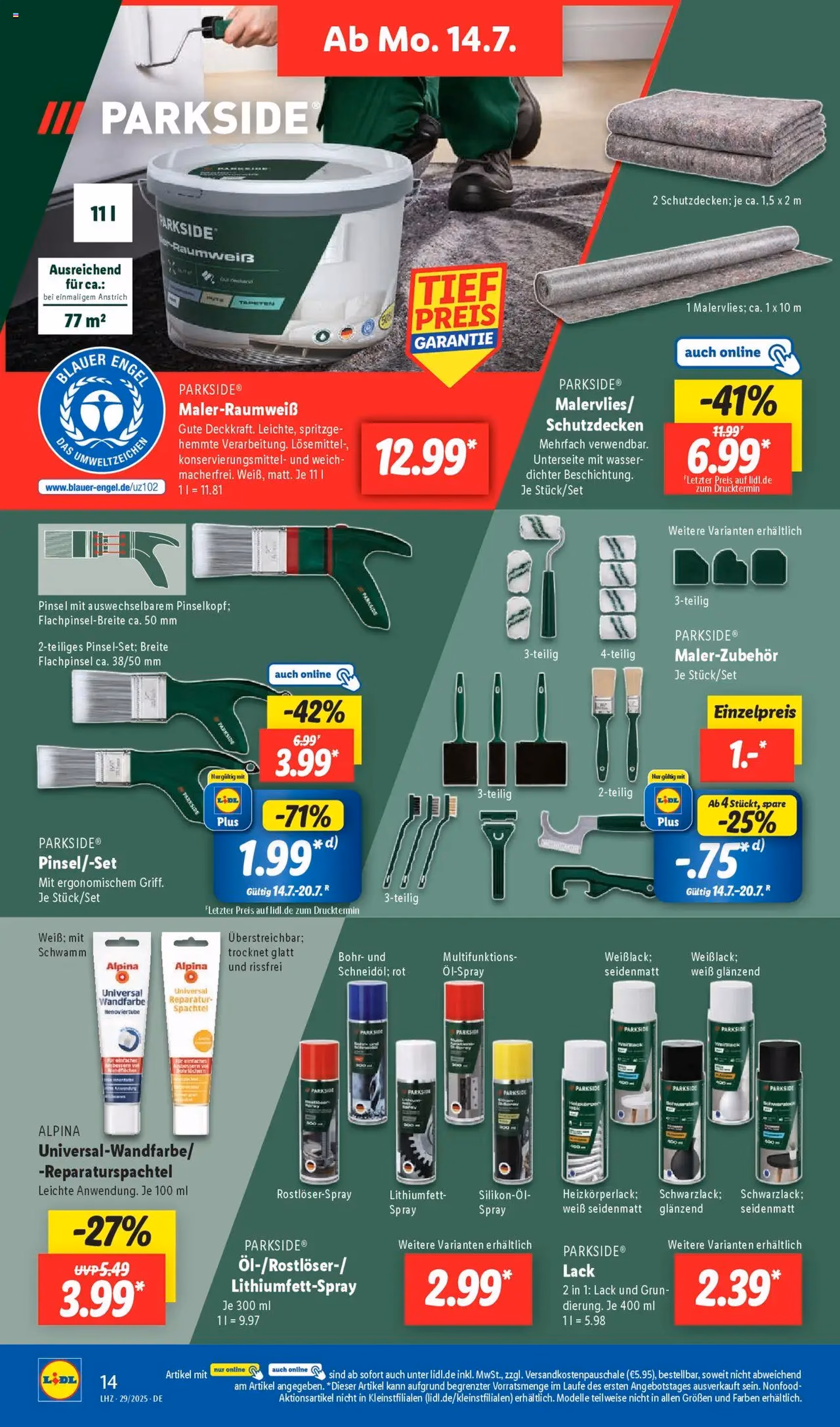 Lidl Prospekt - Gültiger Prospekt ab 14.07.2025, Seite 20 von insgesamt 65