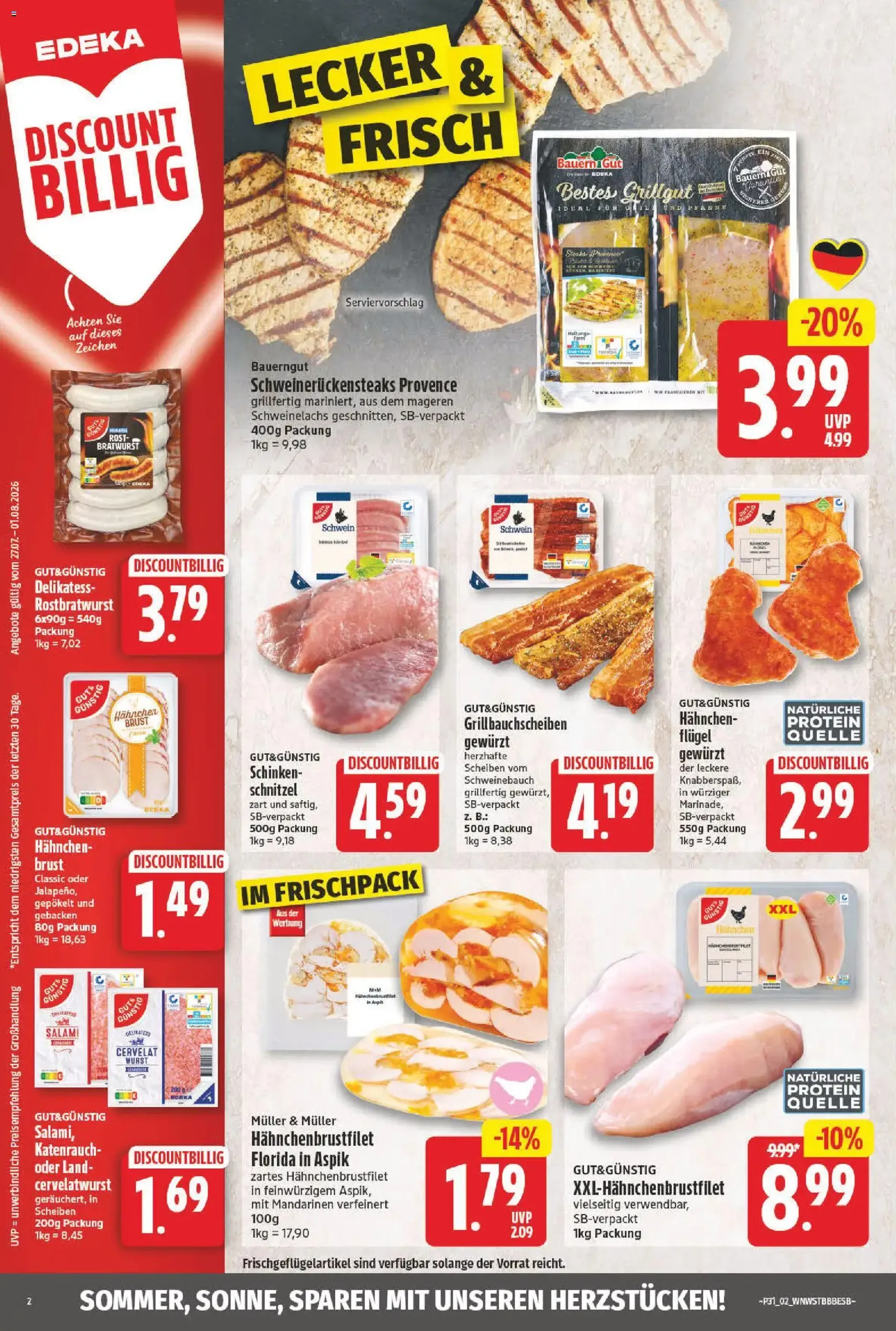 NP Discount Prospekt - Gültiger Prospekt ab 27.07.2026, Seite 3 von insgesamt 16