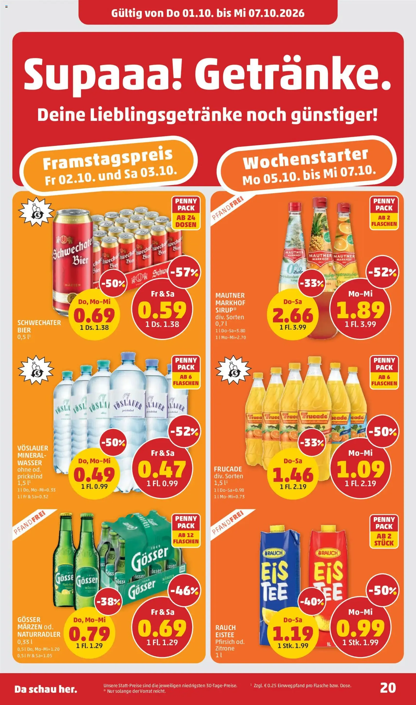 Penny Markt - Flugblatt - Gültiger Prospekt ab 01.10.2026, Seite 20 von insgesamt 32