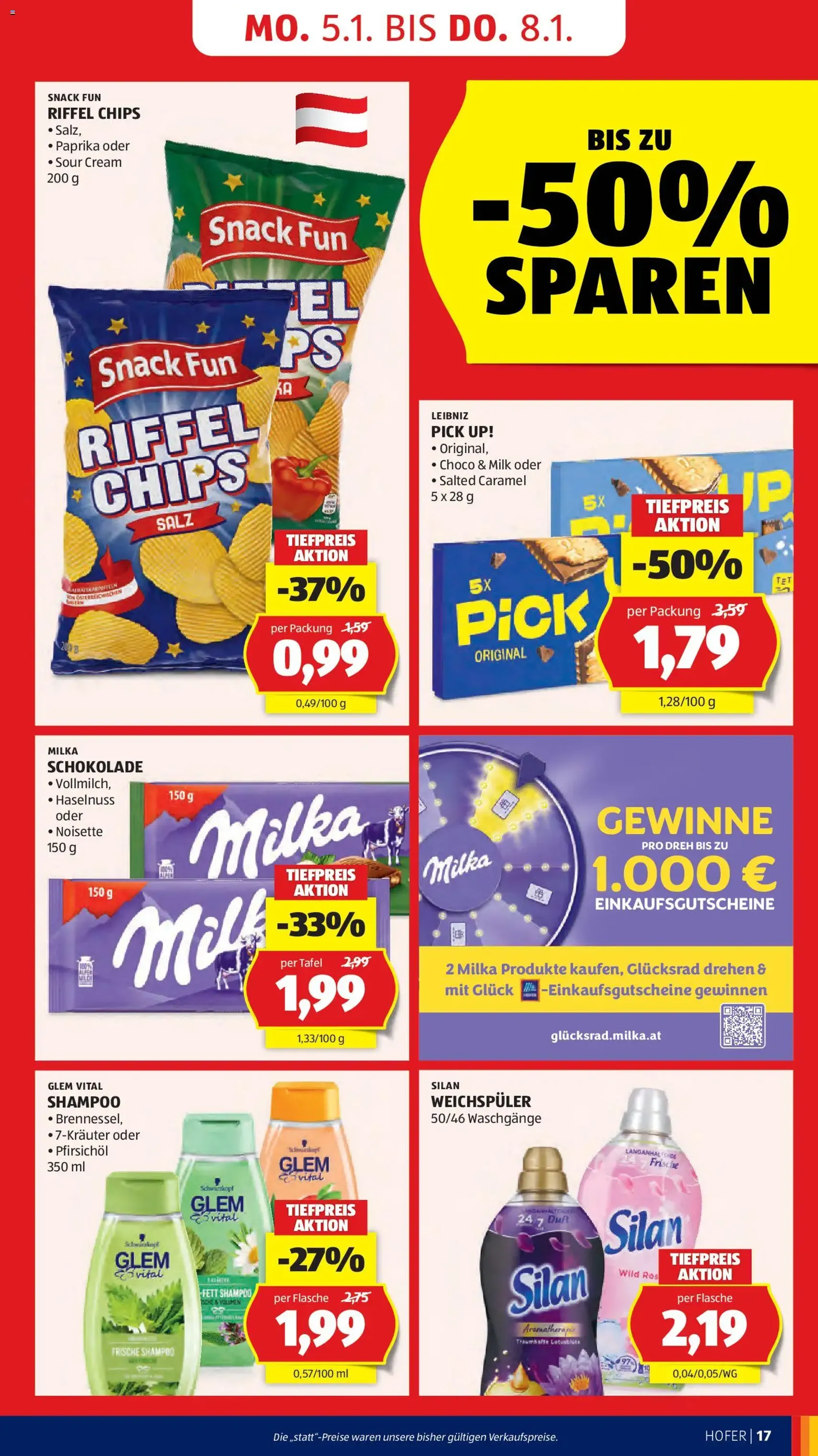 Hofer Flugblatt - Gültiger Prospekt ab 02.01.2026, Seite 19 von insgesamt 45