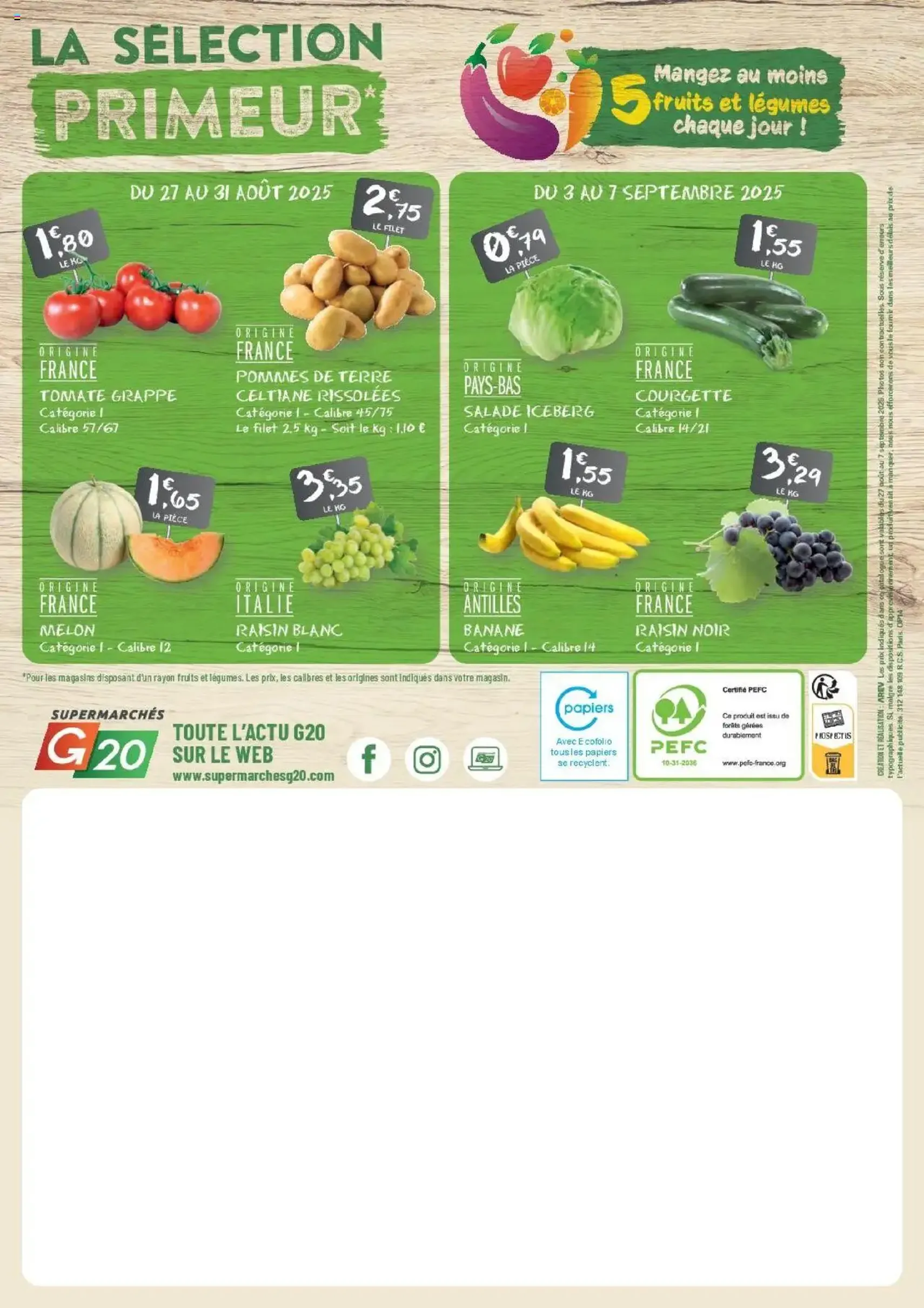 G20 Supermarchés catalogue - brochure valable à partir du 27/08/2025, page 24 sur 24