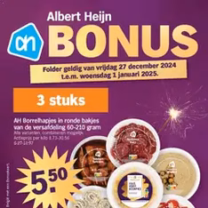 Albert Heijn folder week / de la semaine 52 - voorvertoning van de folder geldig vanaf 27/12/2025
