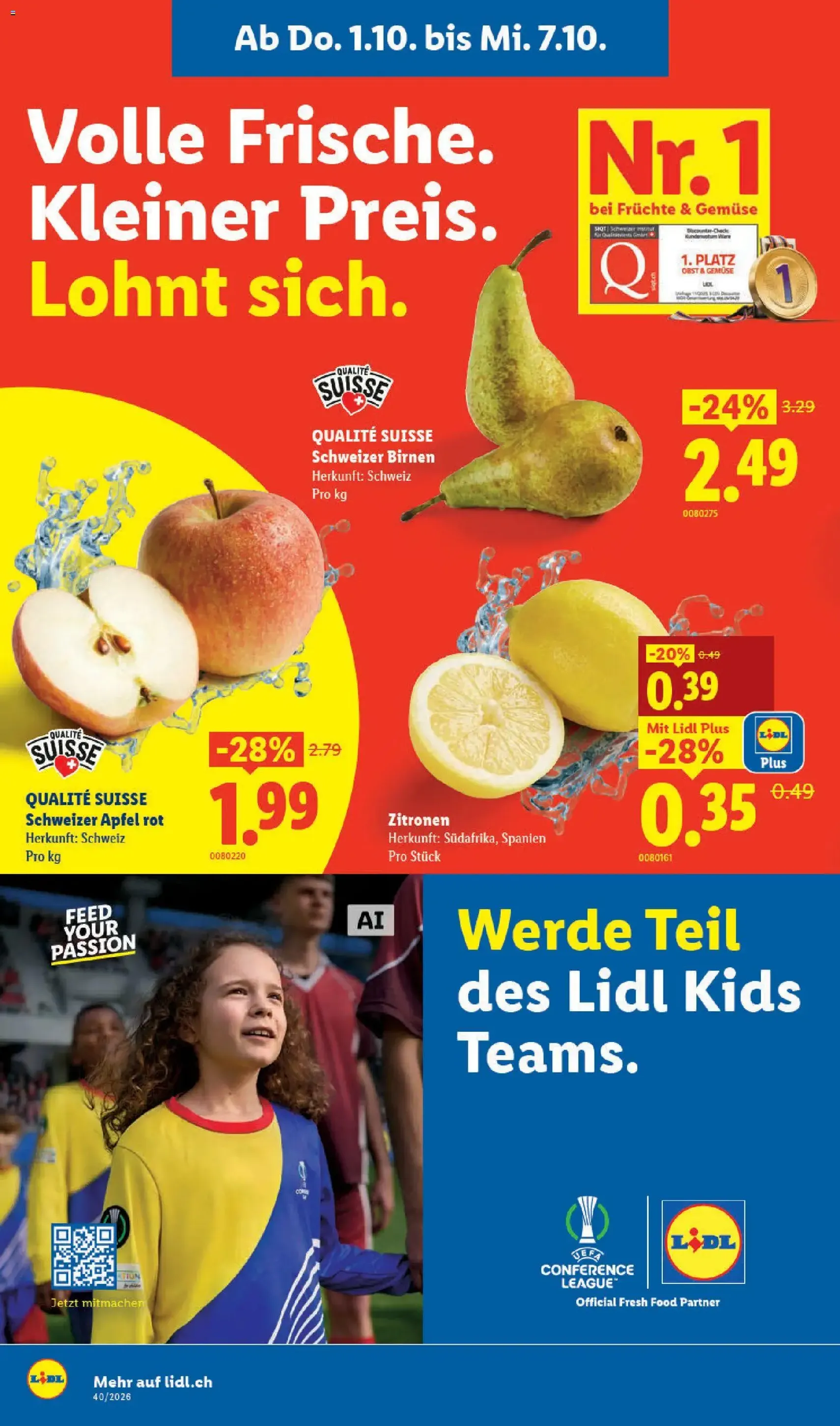Lidl aktionen - Gültiger Prospekt ab 01.10.2026, Seite 4 von insgesamt 35