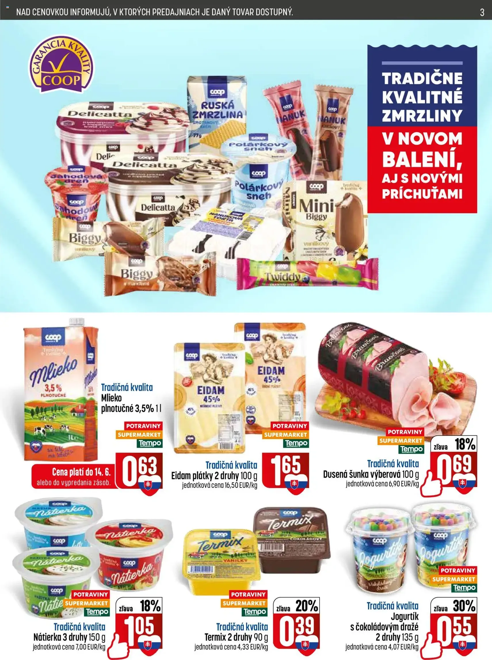 COOP Jednota leták - platný leták od 11.06.2026 strana 3 z 32